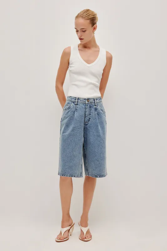 Monroe V-Neck Tank sold by Aje