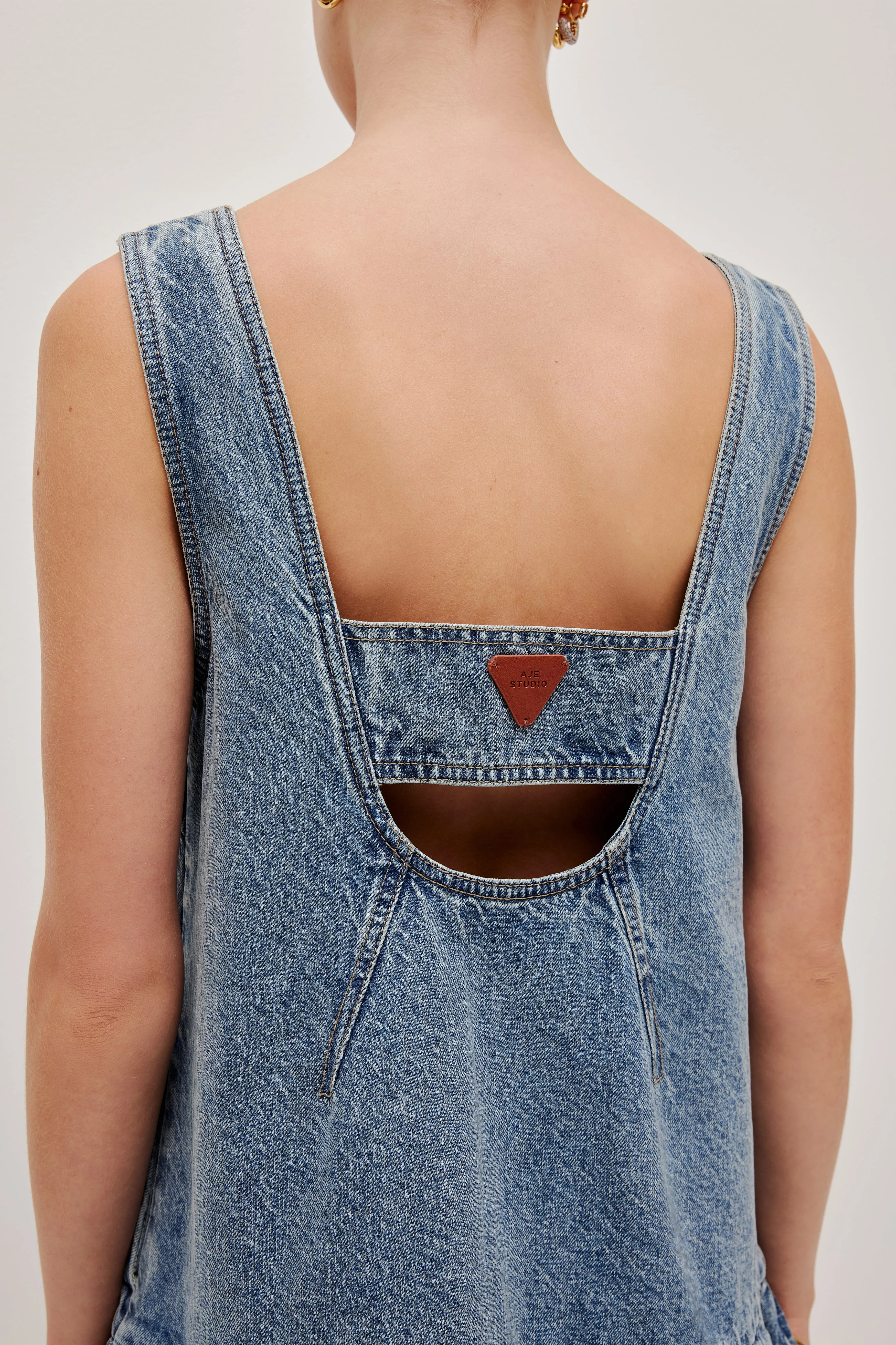 Tully Denim Mini Dress sold by Aje product image thumbnail 5