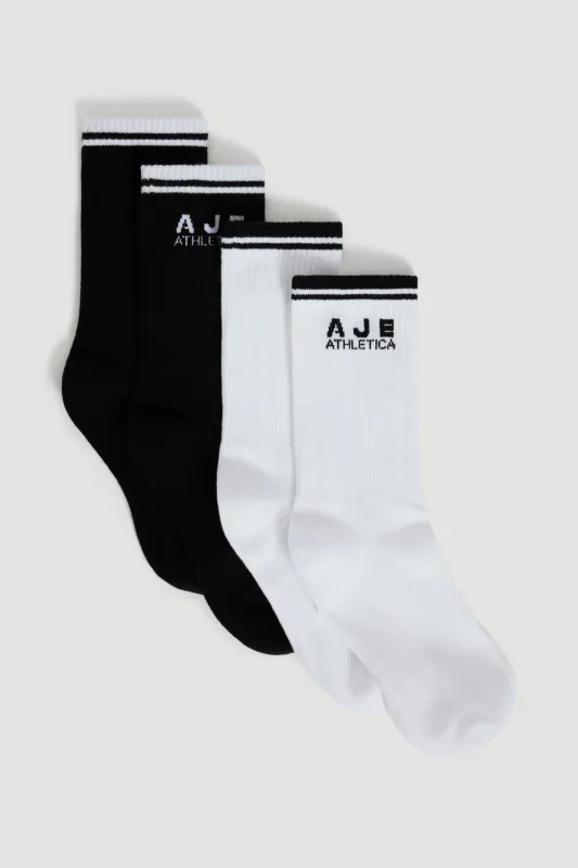 2 Pack Full Length Socks 028 sold by Aje