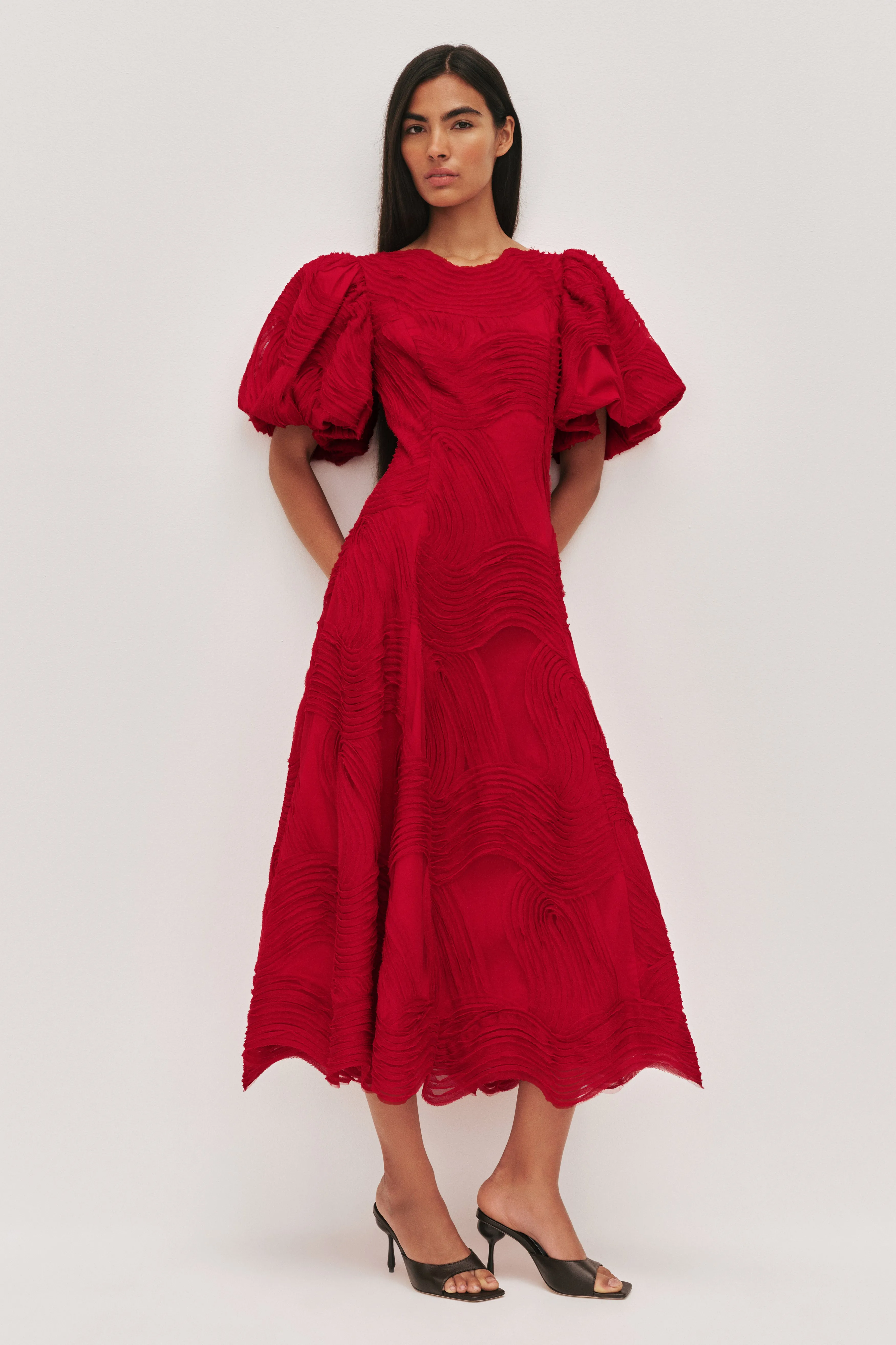 Wave Midi Dress sold by Aje product image thumbnail 3