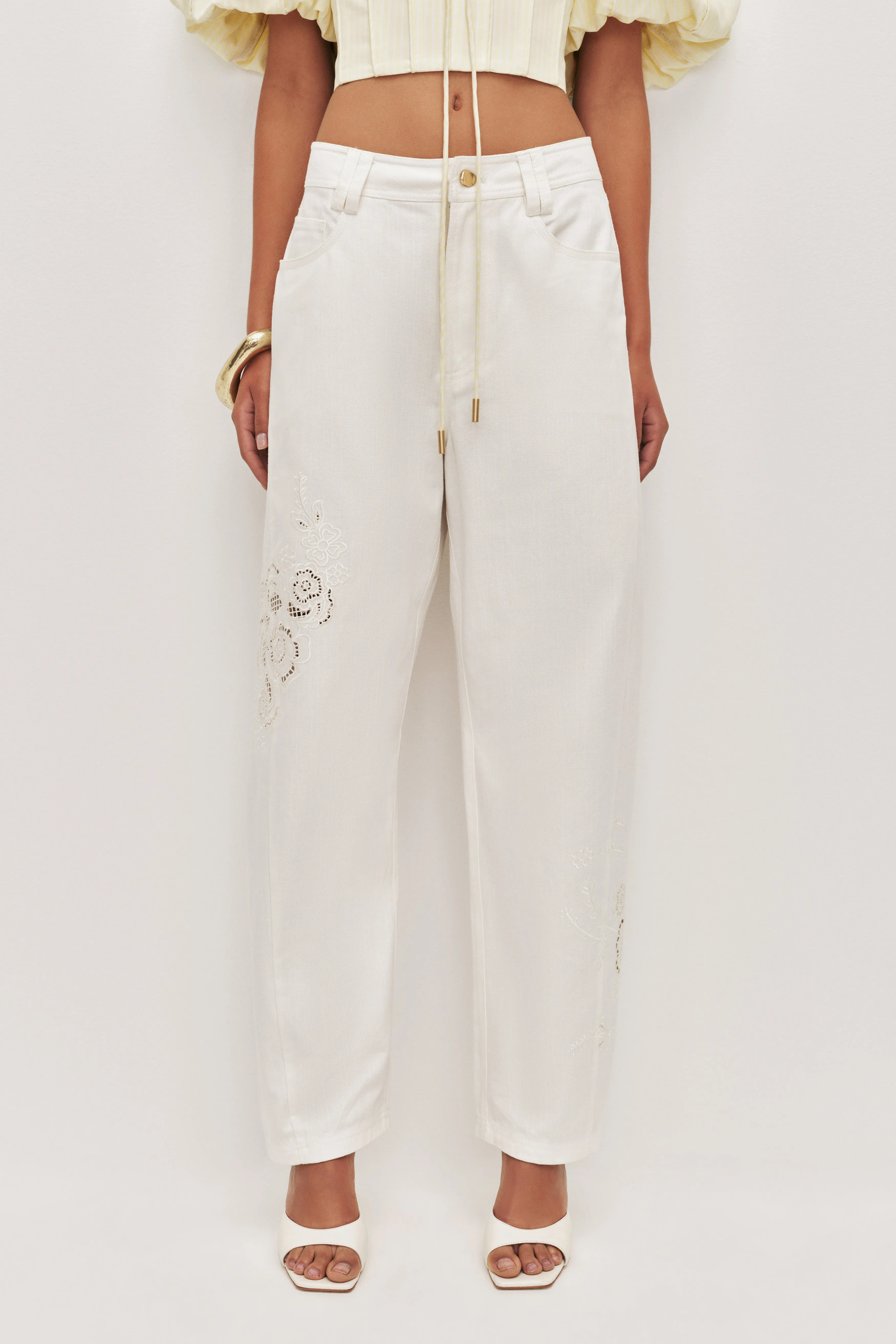 Halo Embroidered Pant sold by Aje product image thumbnail 4