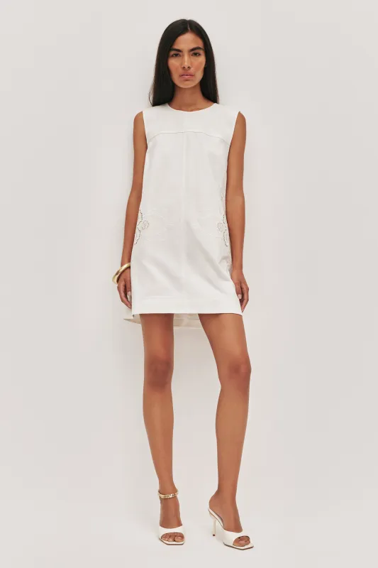 Halo Embroidered Mini Dress sold by Aje