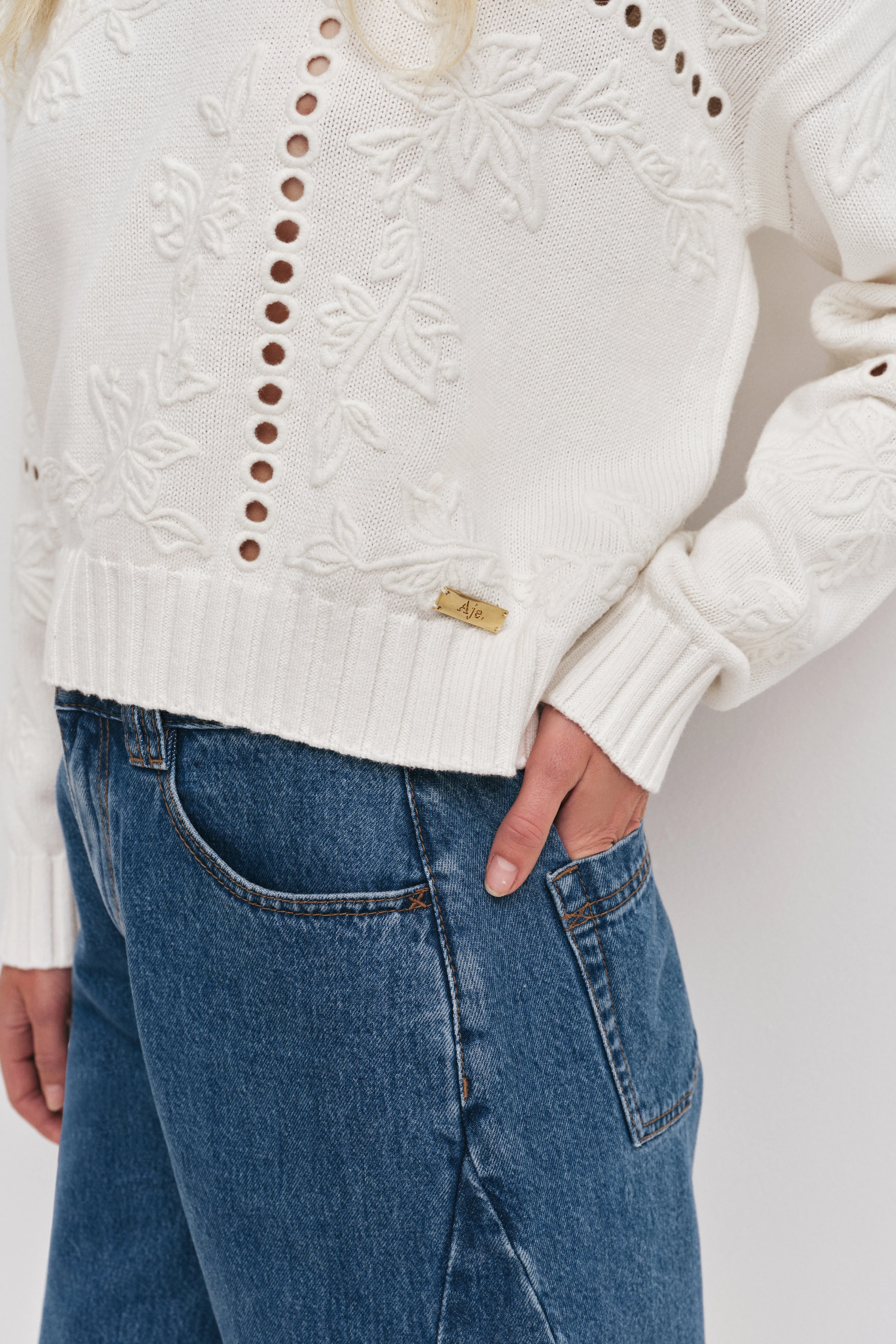 Merrit Knit Jumper sold by Aje product image thumbnail 5