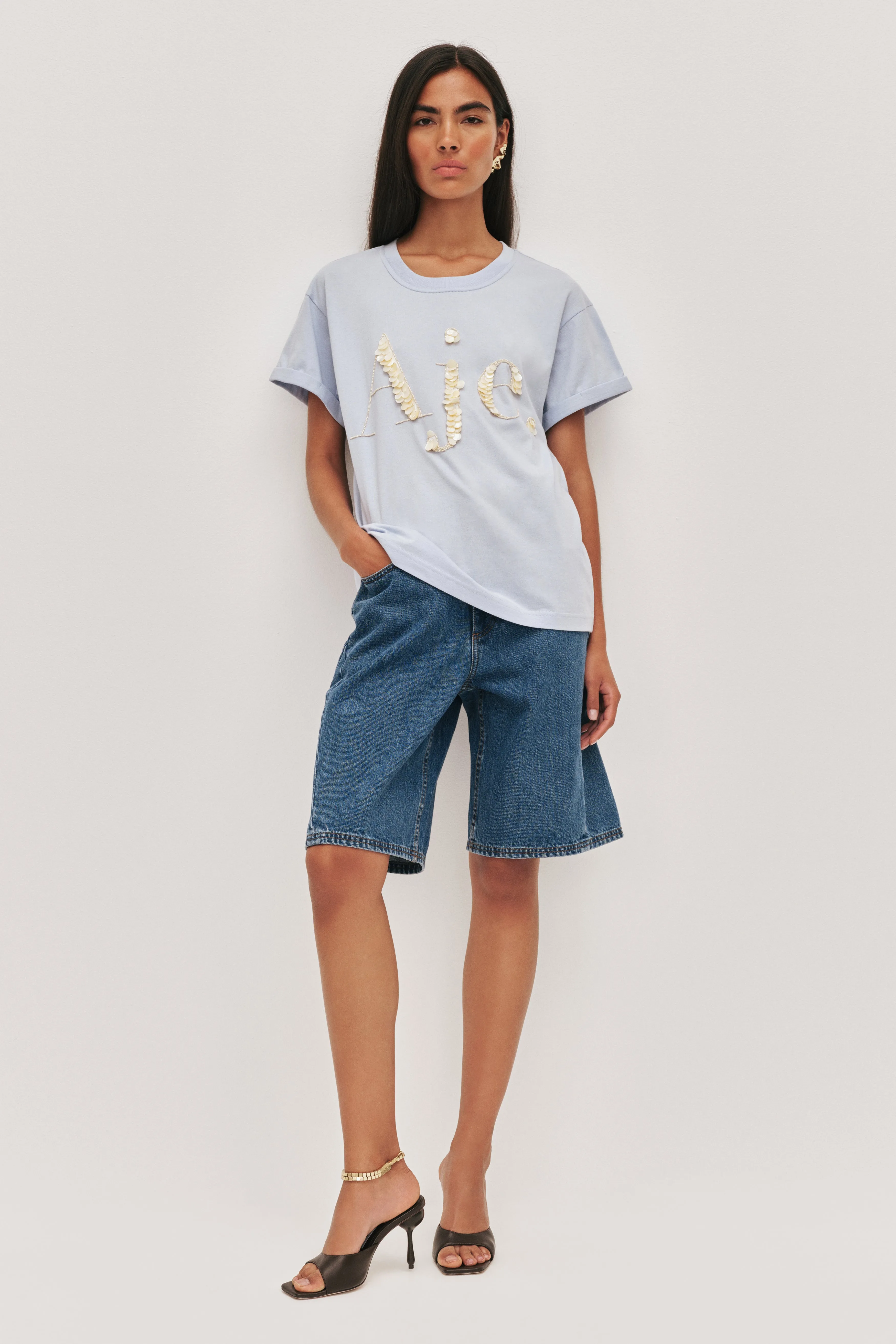Pippa Pearl Logo Tee sold by Aje product image thumbnail 3