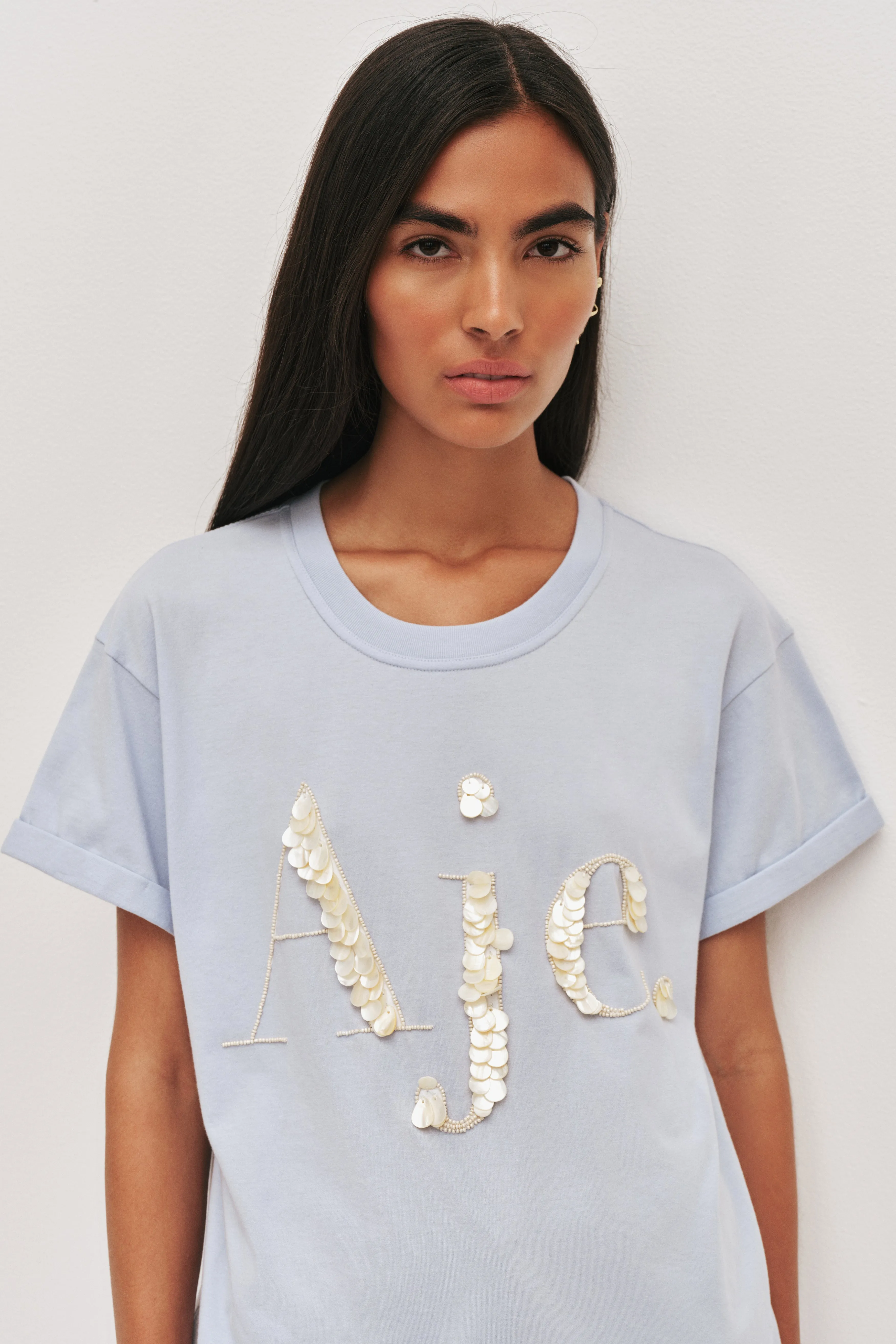 Pippa Pearl Logo Tee sold by Aje product image thumbnail 4
