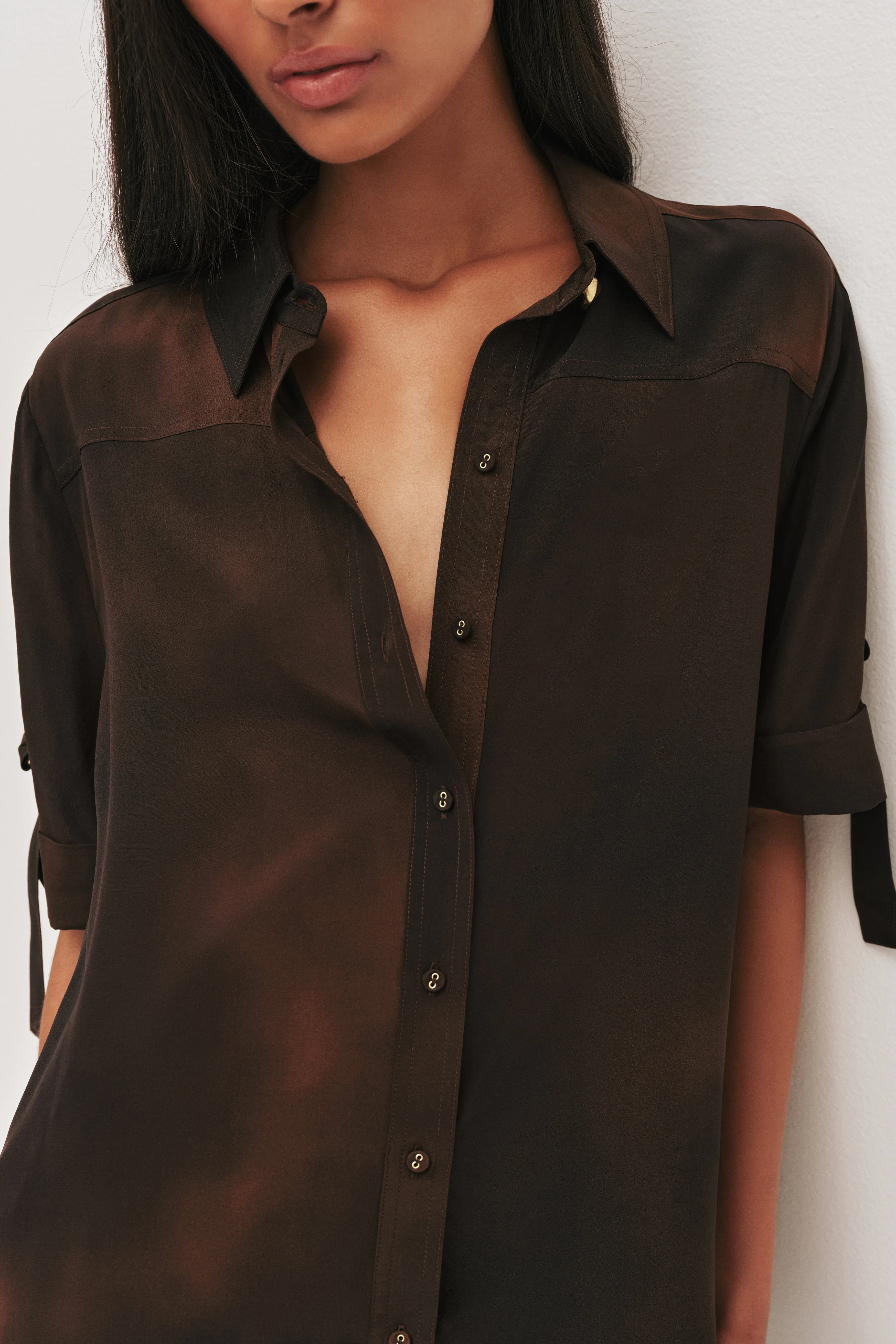 Glaze Silk Shirt sold by Aje product image thumbnail 4