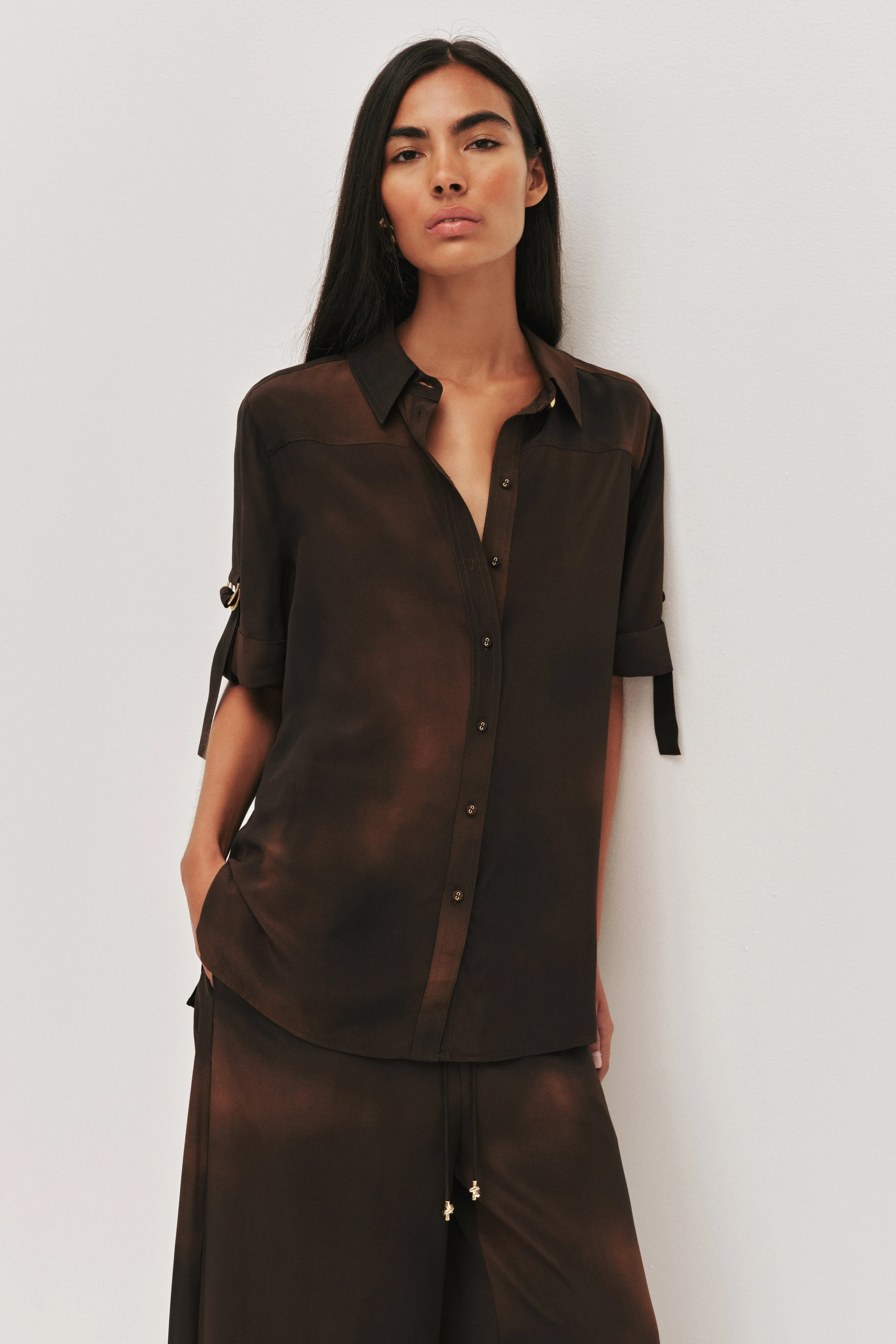 Glaze Silk Shirt sold by Aje product image thumbnail 3