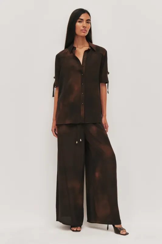 Glaze Silk Shirt sold by Aje