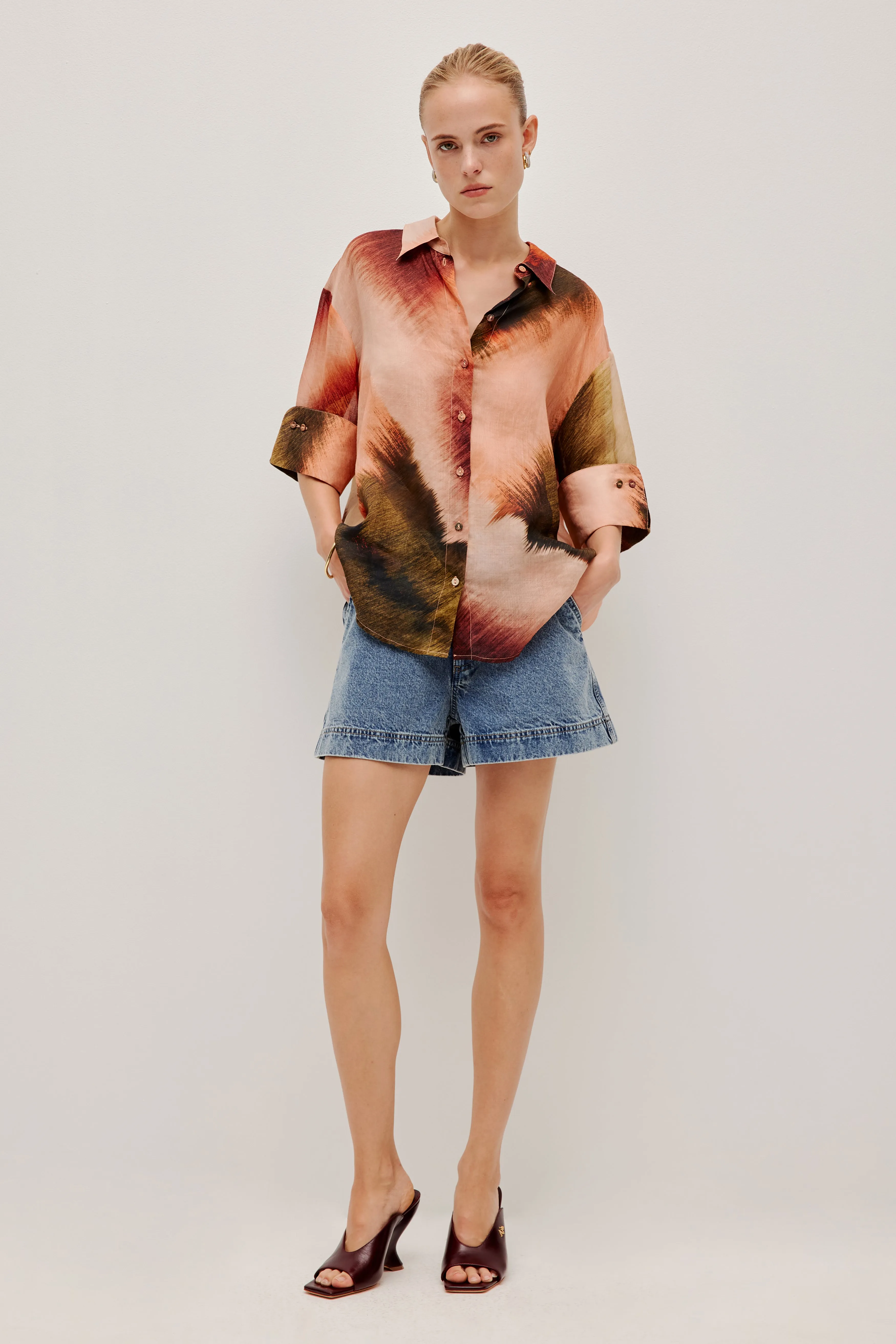 Talea Short Sleeve Shirt sold by Aje