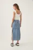 Outline Denim Midi Skirt sold by Aje