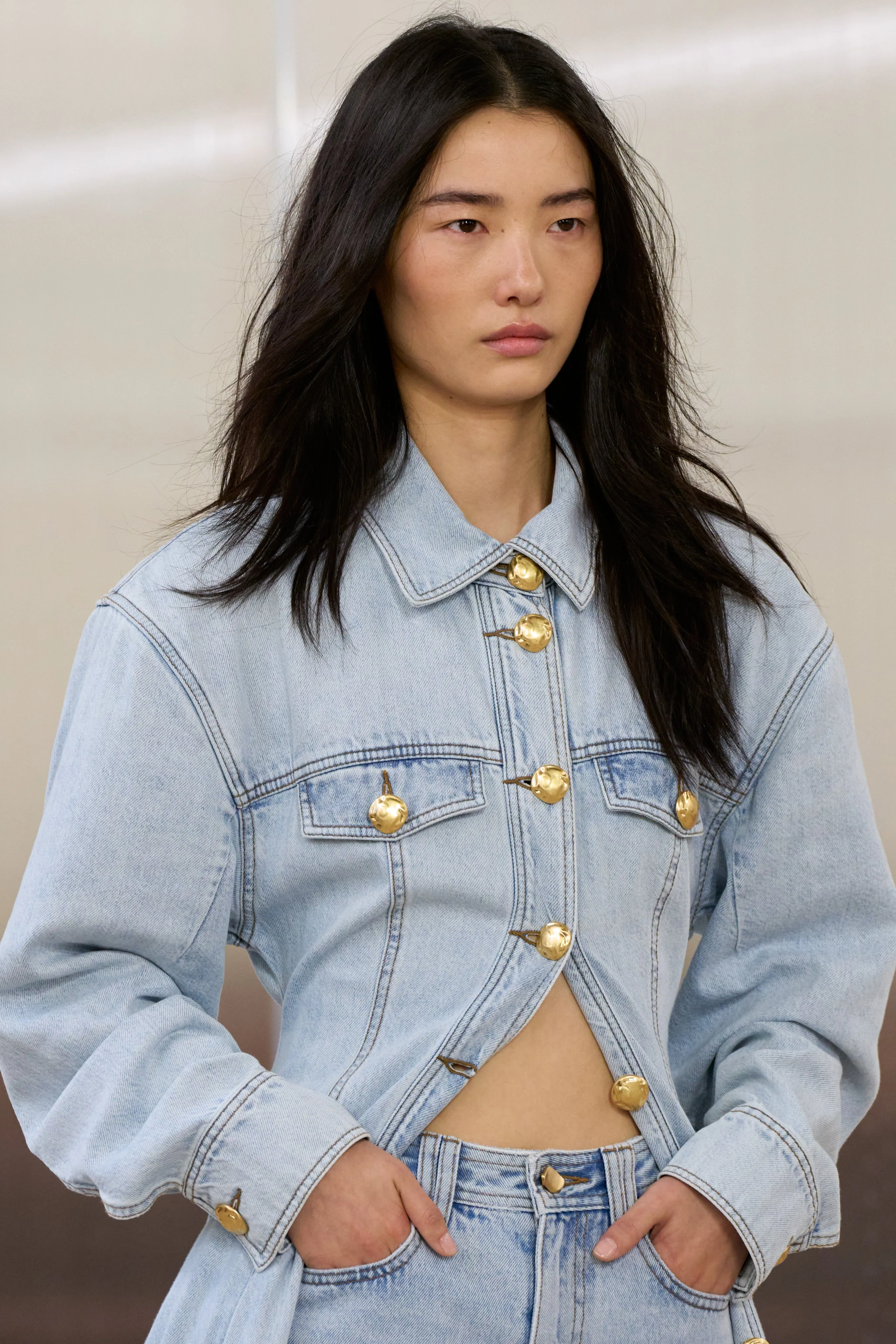 Tia Denim Maxi Dress sold by Aje product image thumbnail 3