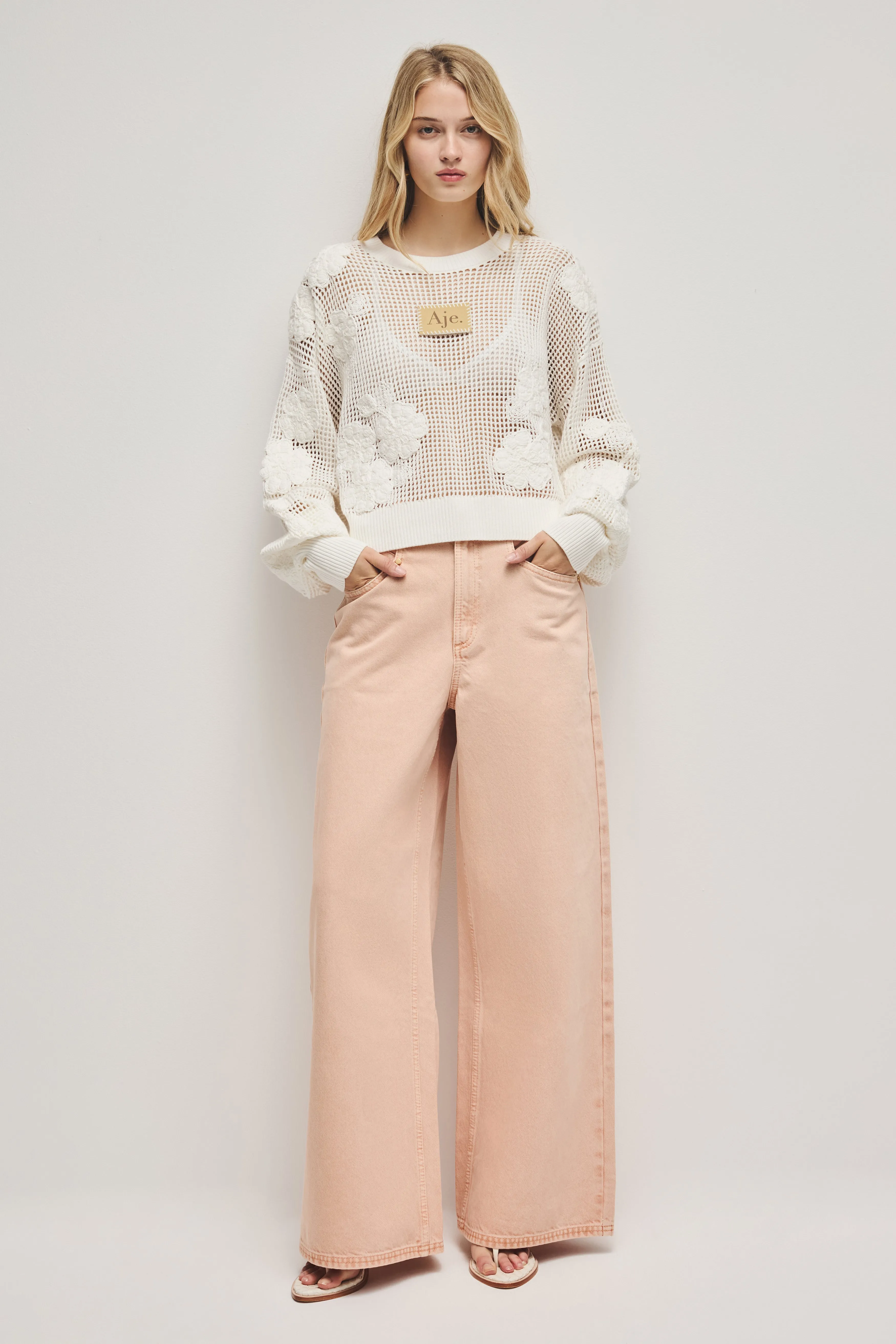 Gardenia Knit Jumper sold by Aje product image thumbnail 3