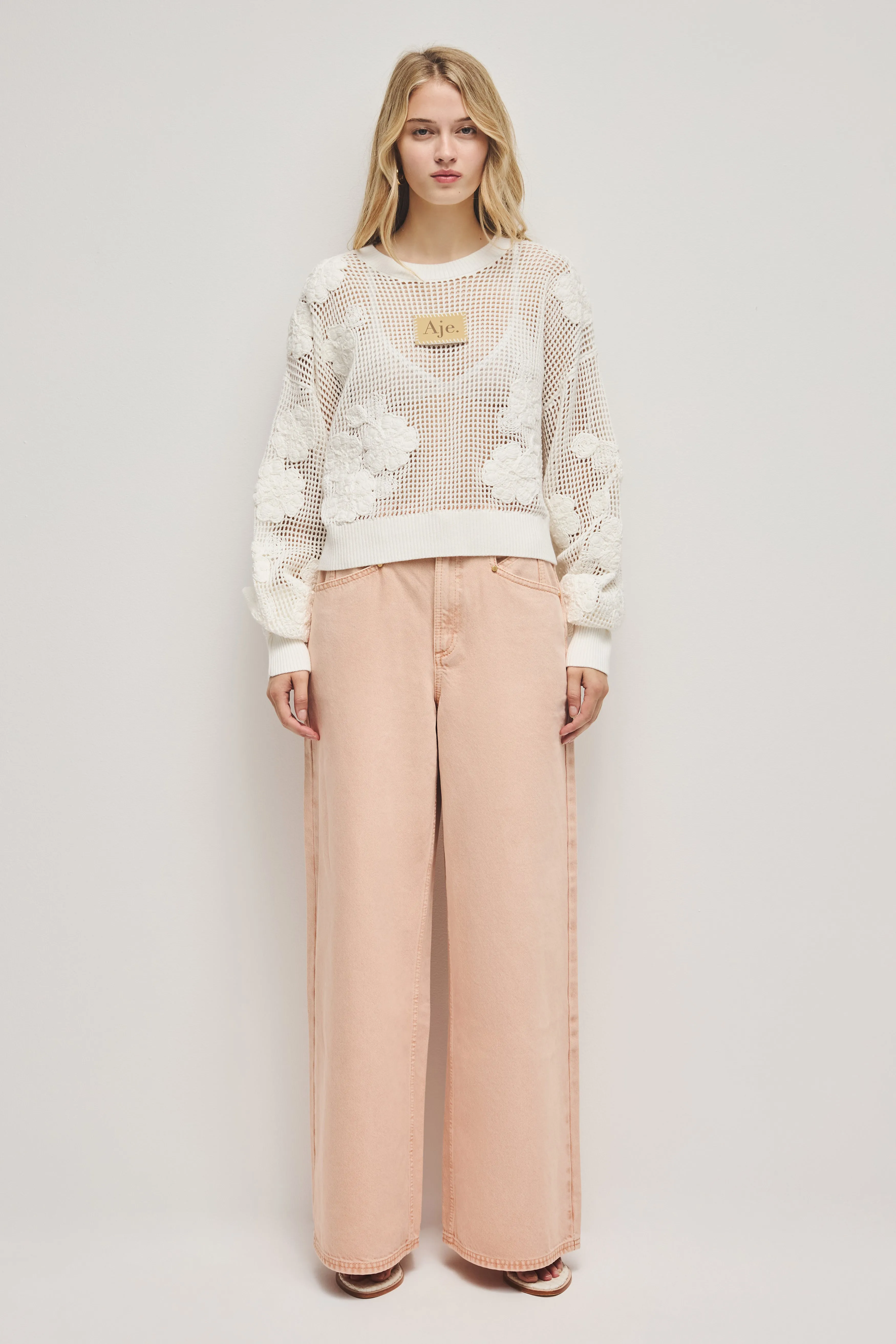 Gardenia Knit Jumper sold by Aje