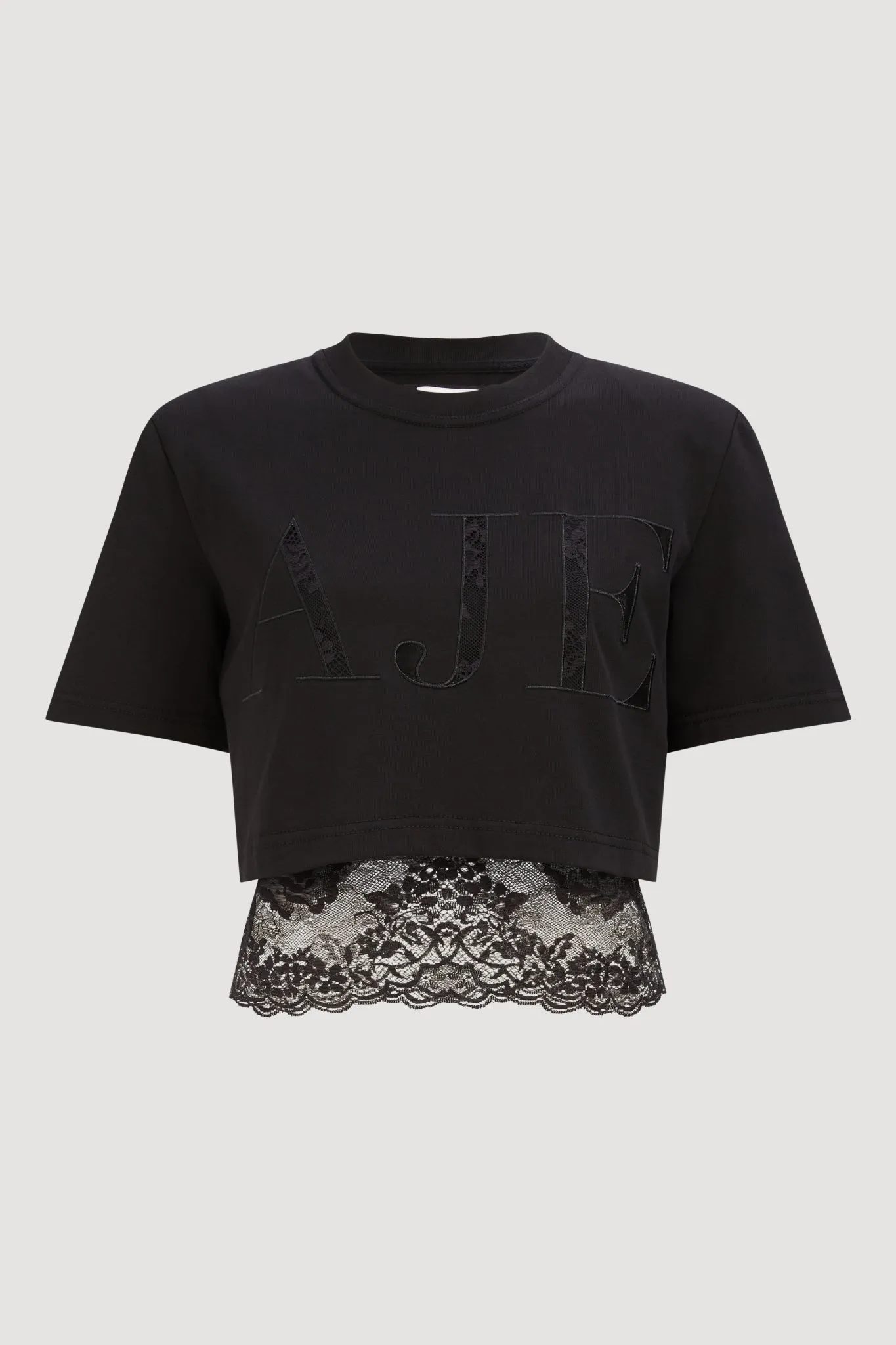 Kayla Lace Underlay Crop Tee sold by Aje product image thumbnail 2