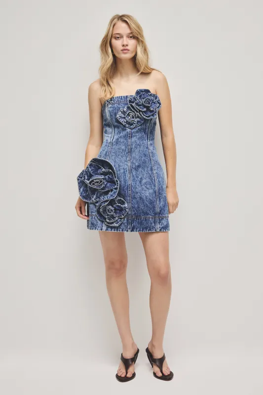 Angelina Denim Mini Dress sold by Aje