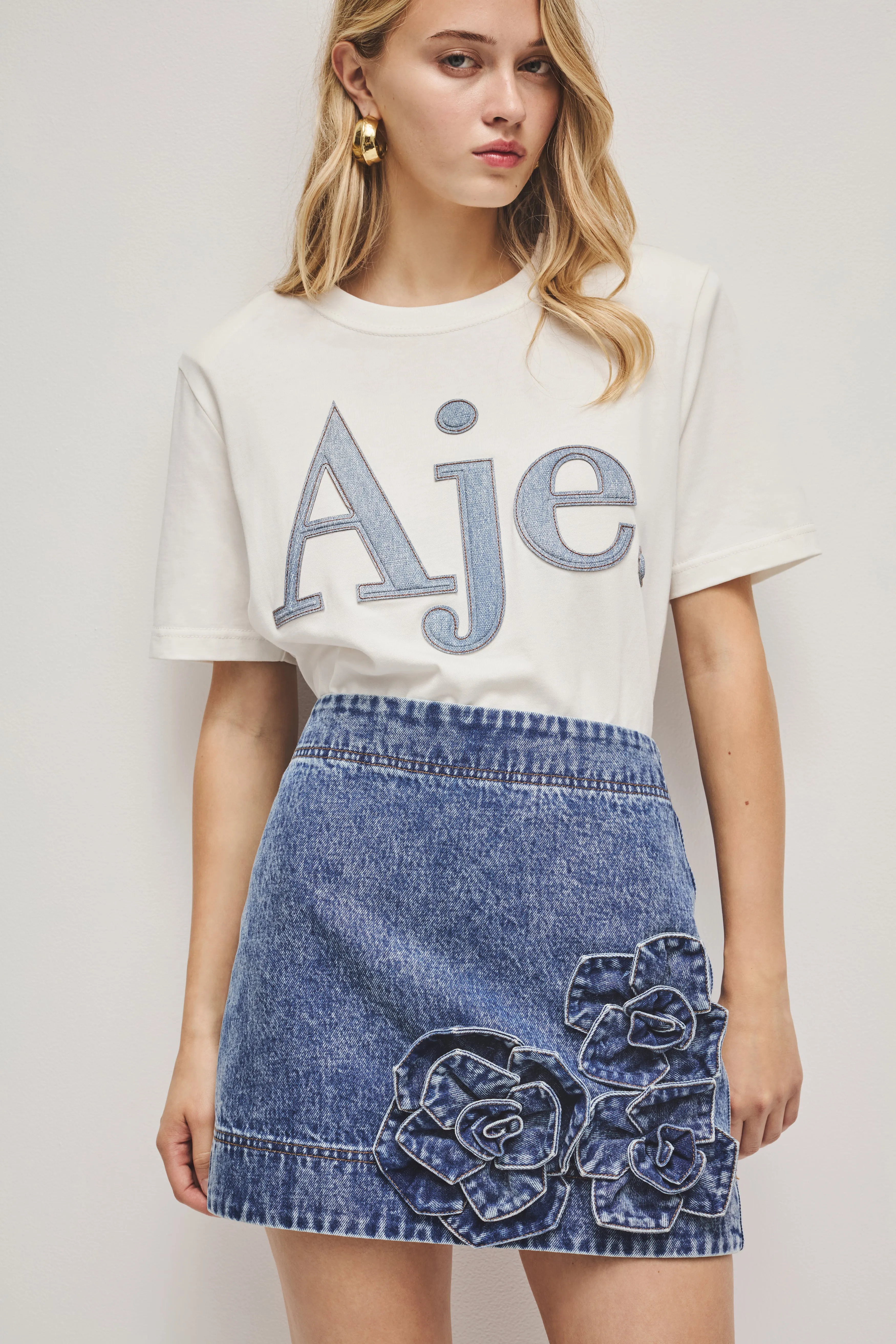 Angelina Denim Mini Skirt sold by Aje product image thumbnail 4