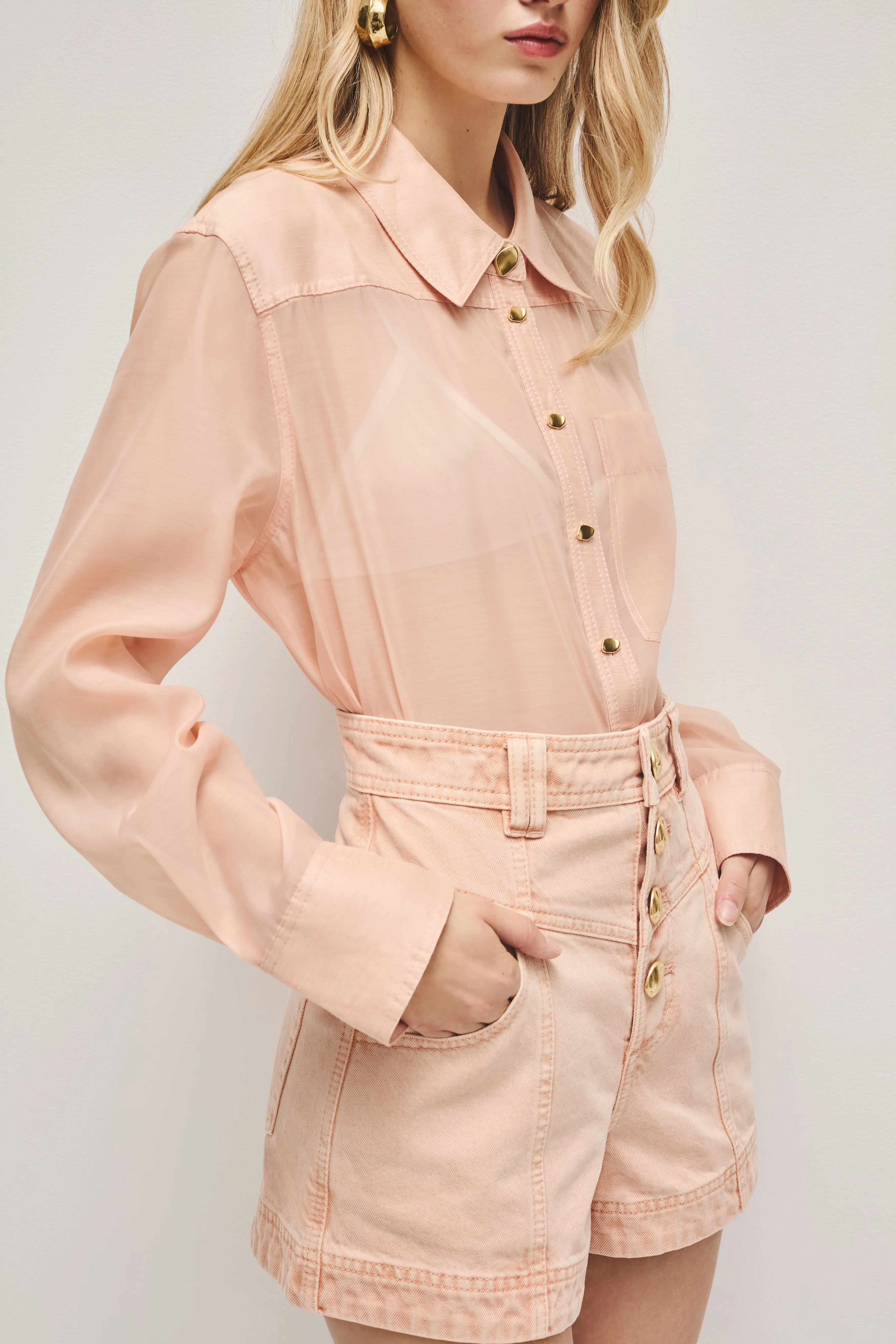 Sunrise Denim Shorts sold by Aje product image thumbnail 4