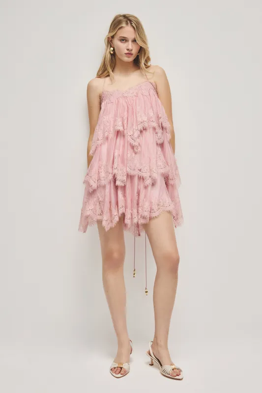 Ophelia Lace Mini Dress sold by Aje