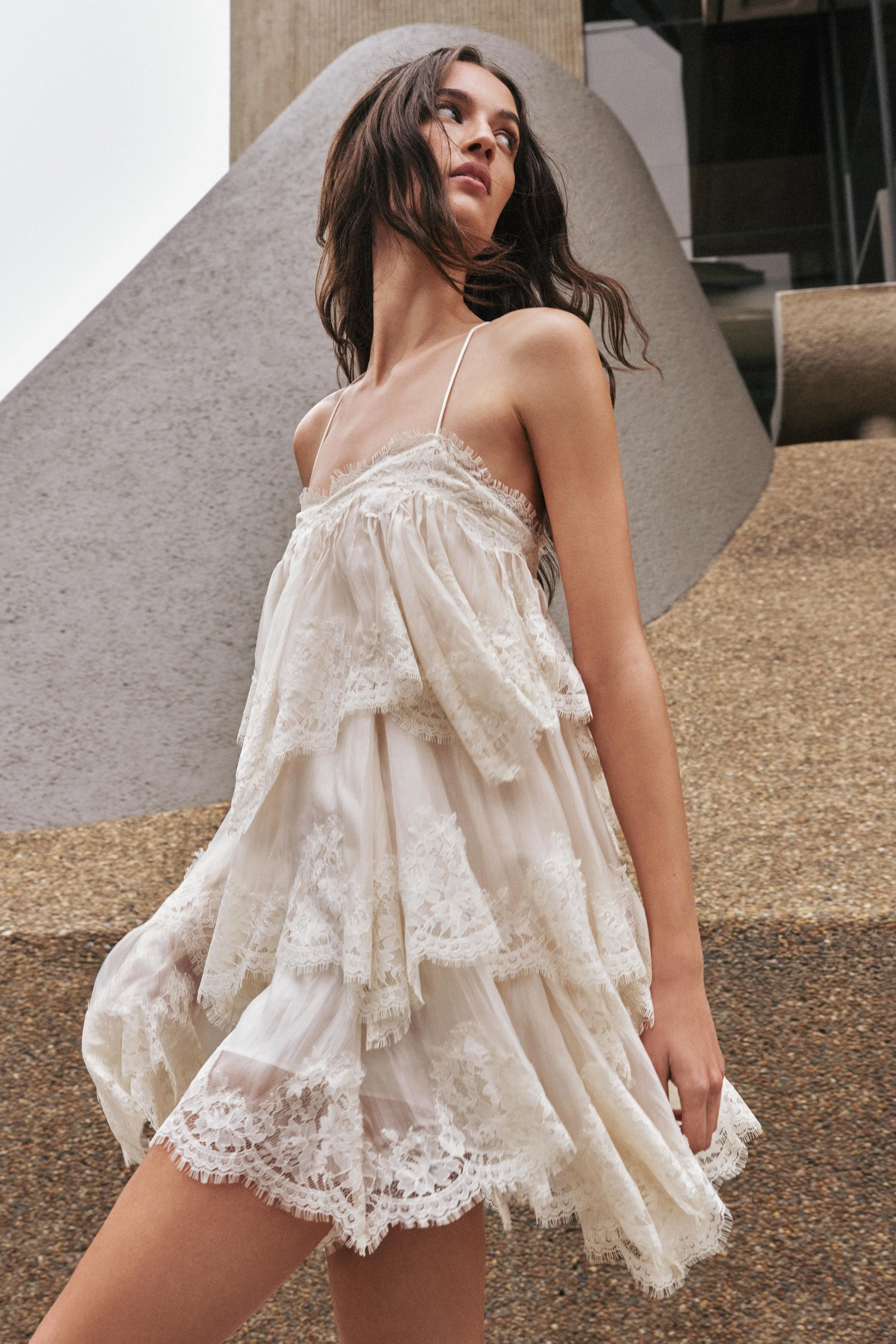 Ophelia Lace Mini Dress sold by Aje product image thumbnail 3