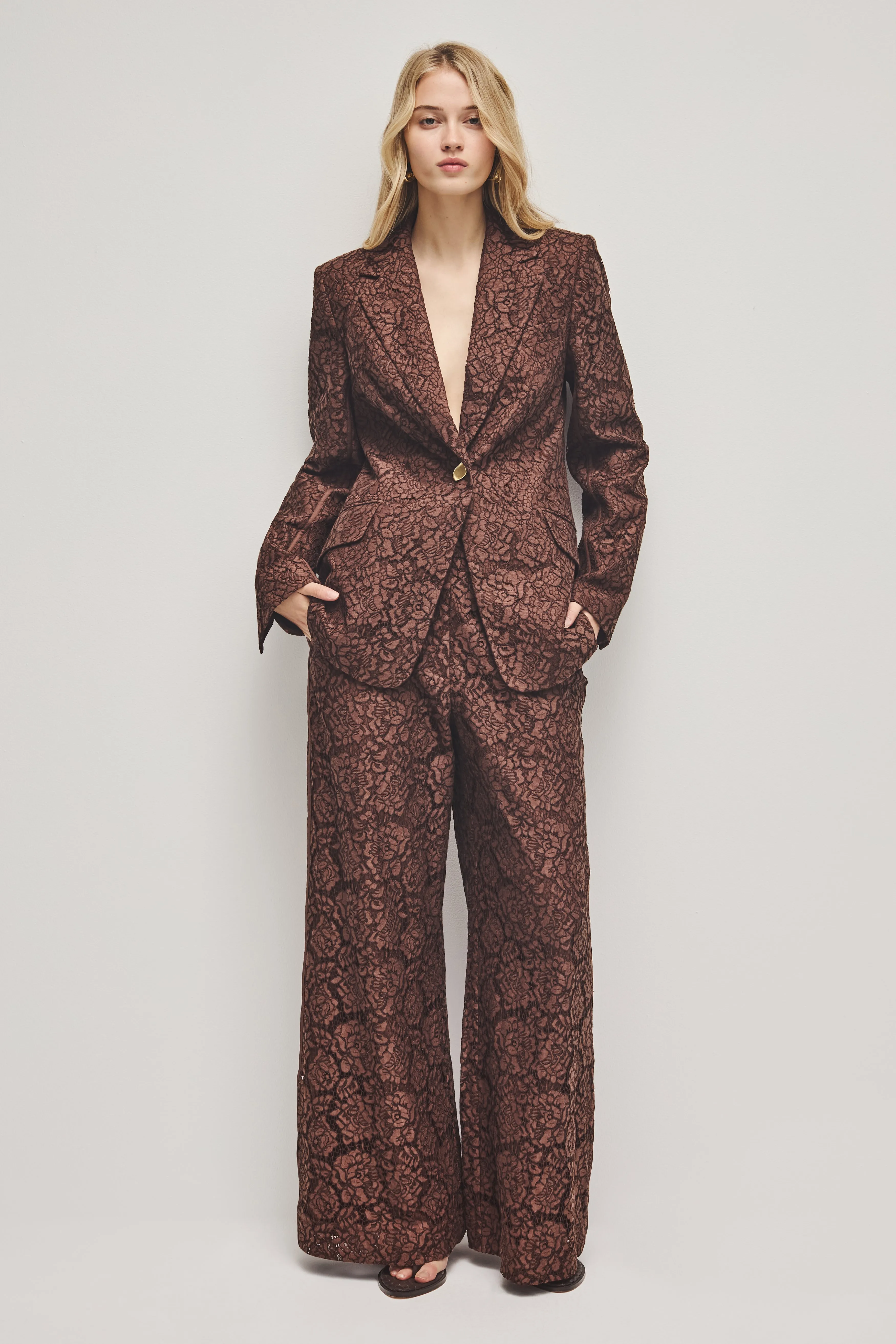 Mystic Lace Blazer sold by Aje