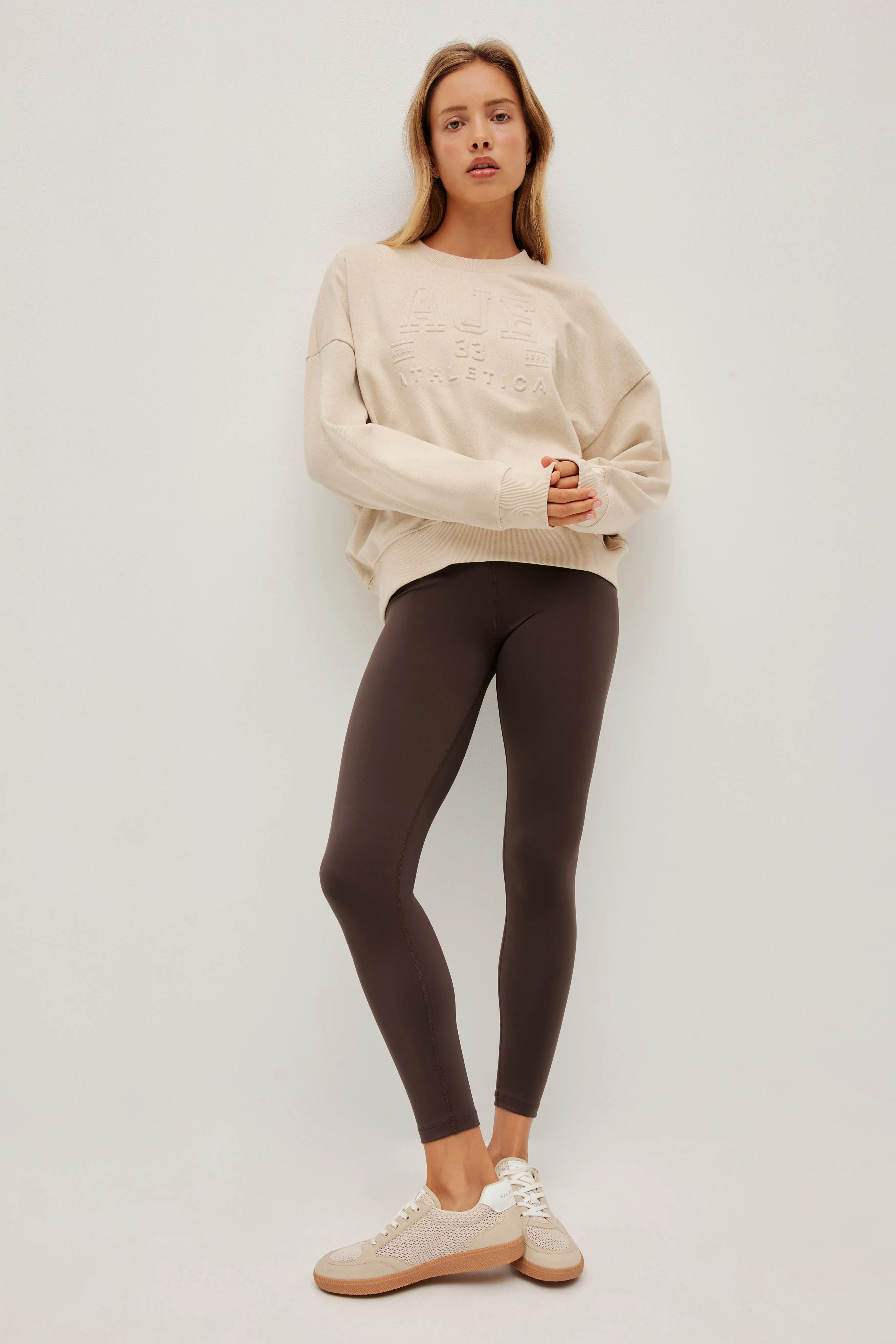 Crop Crew Neck Jumper sold by Aje product image thumbnail 3