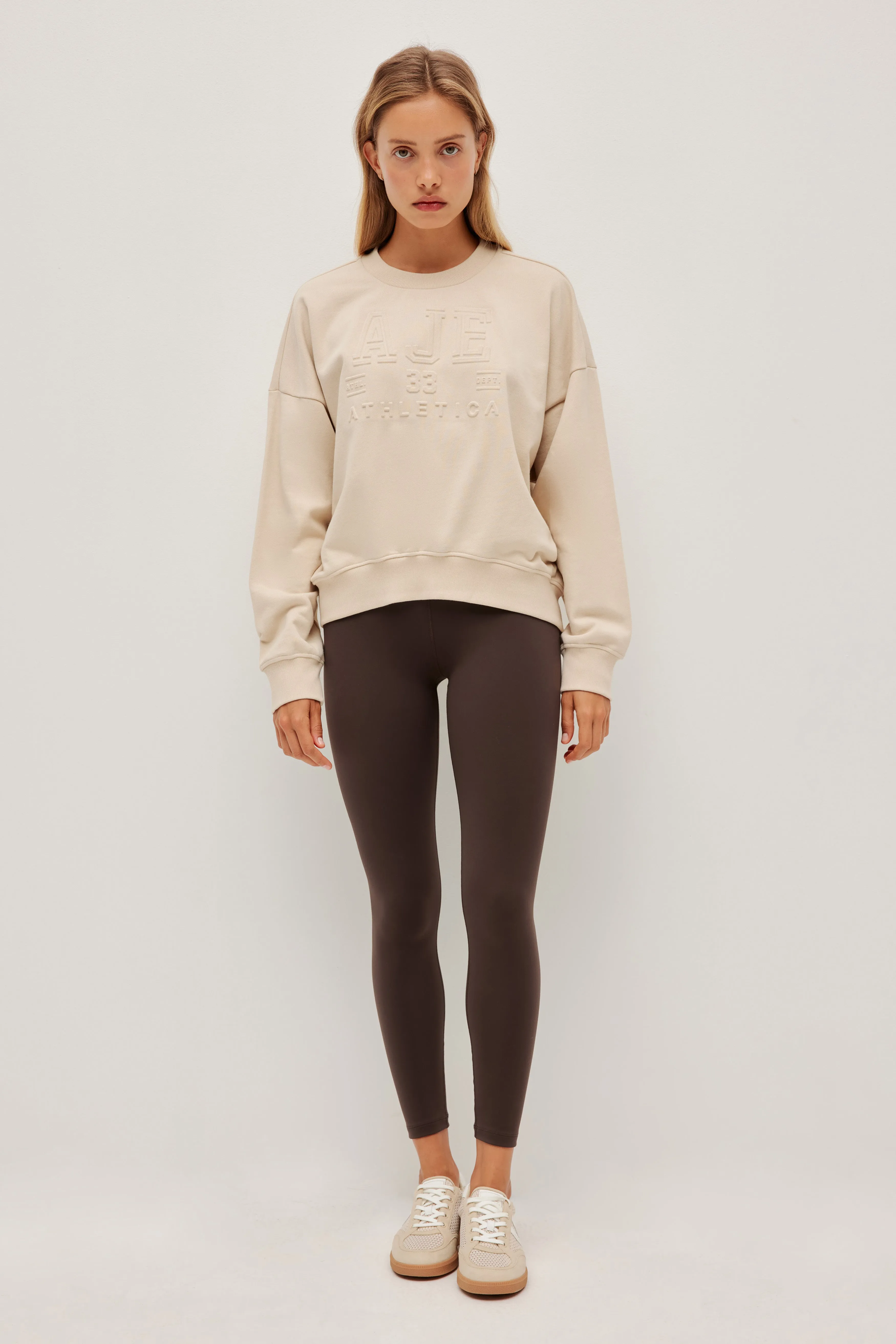 Crop Crew Neck Jumper sold by Aje