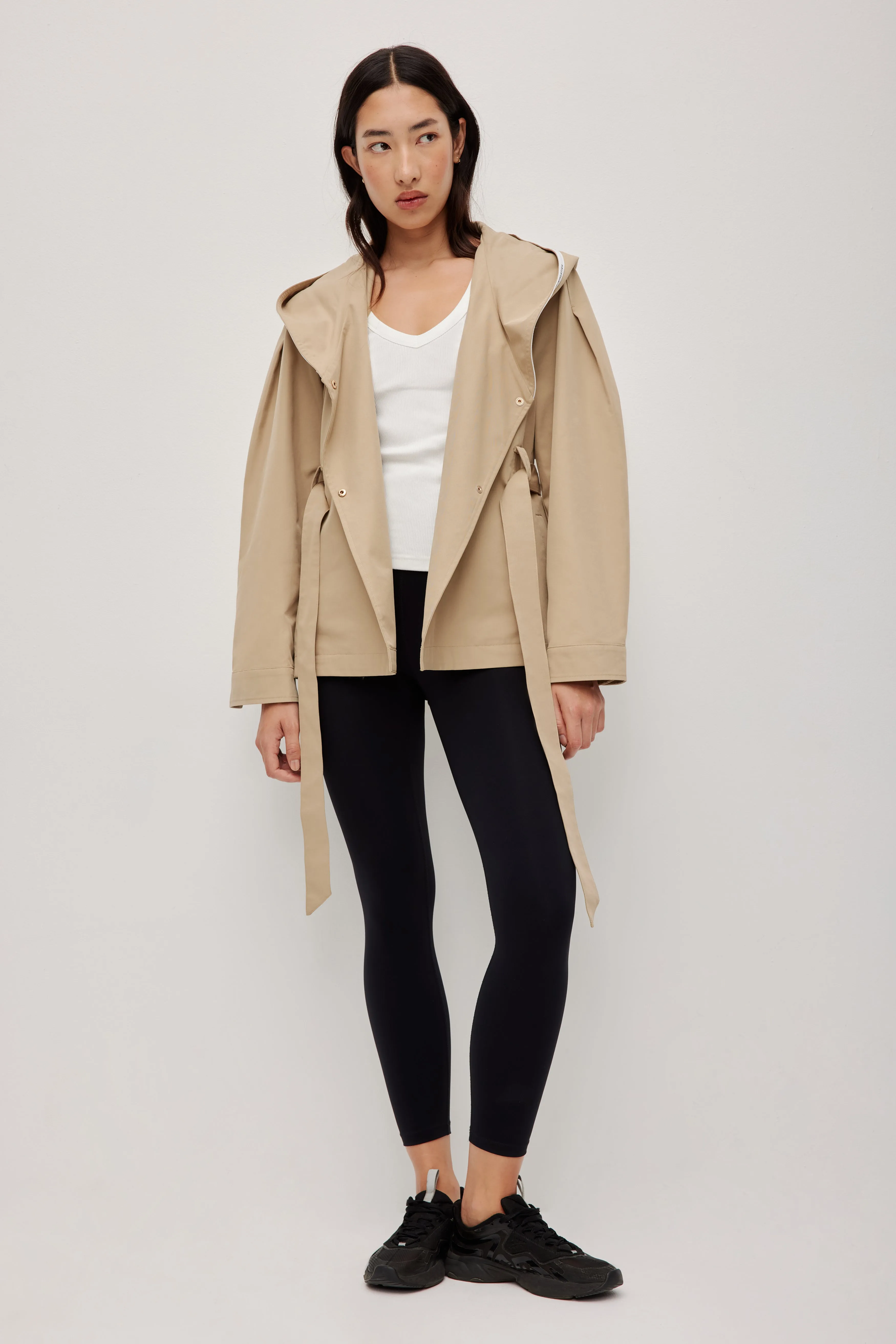 Hooded Crop Trench sold by Aje