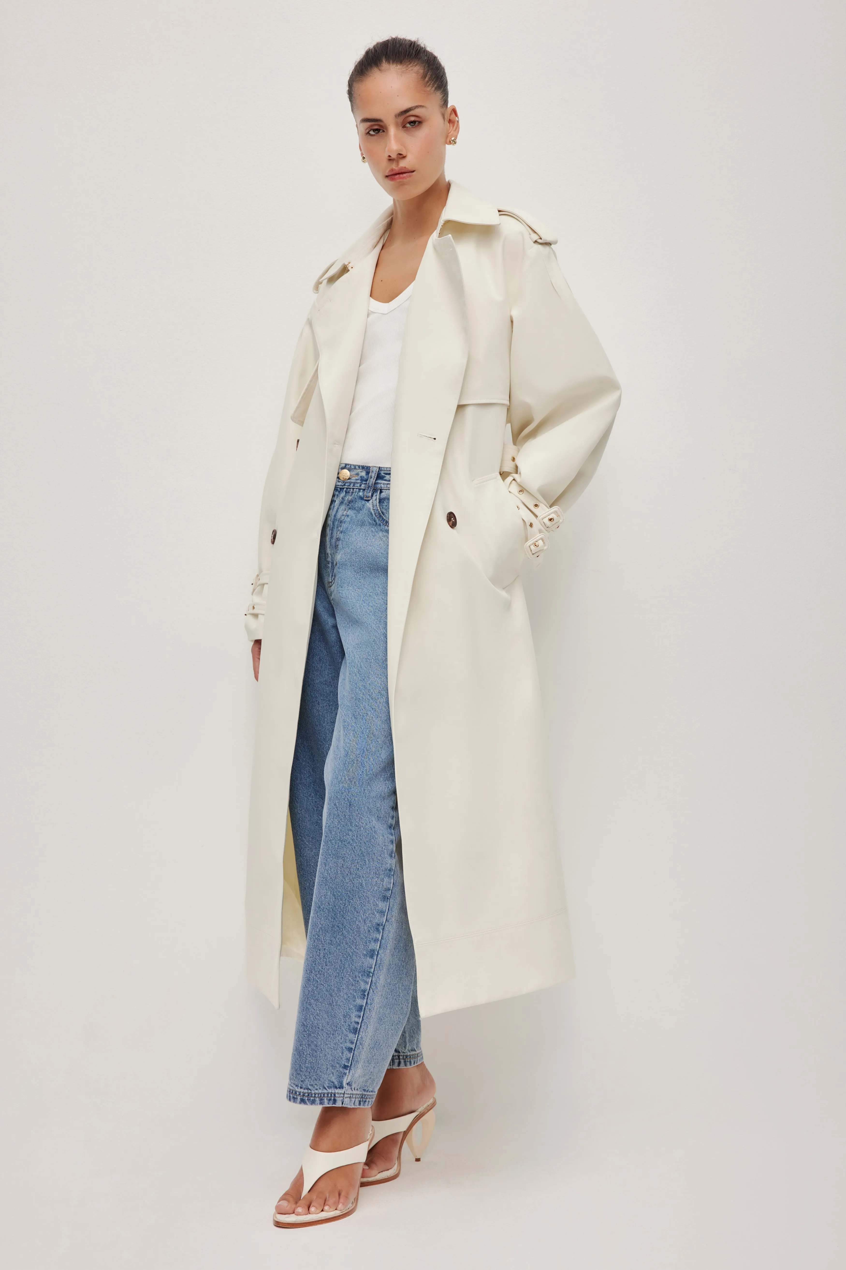 Aston Belted Trench sold by Aje product image thumbnail 3