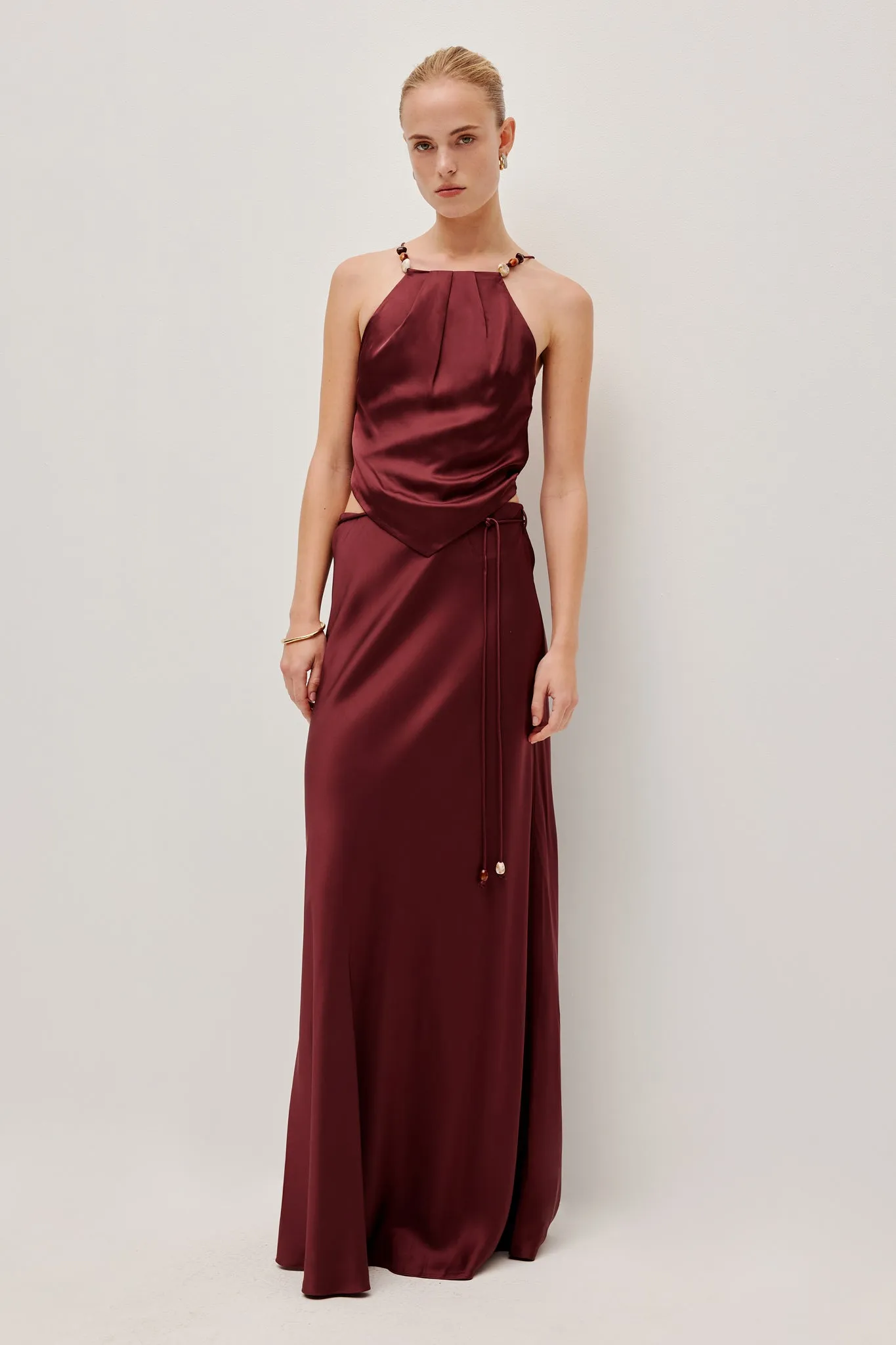 Roux Cross Back Top sold by Aje