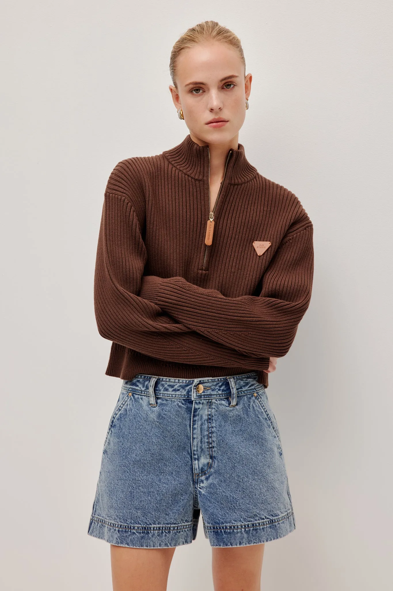 Kenna 1/2 Zip Knit sold by Aje product image thumbnail 5