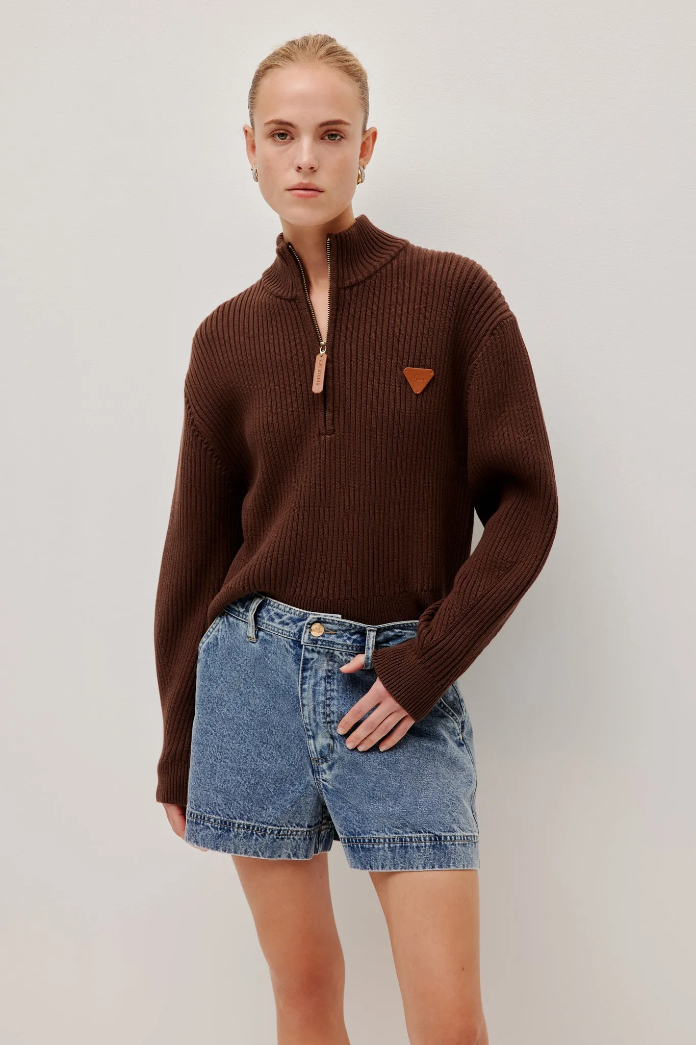 Kenna 1/2 Zip Knit sold by Aje product image thumbnail 3