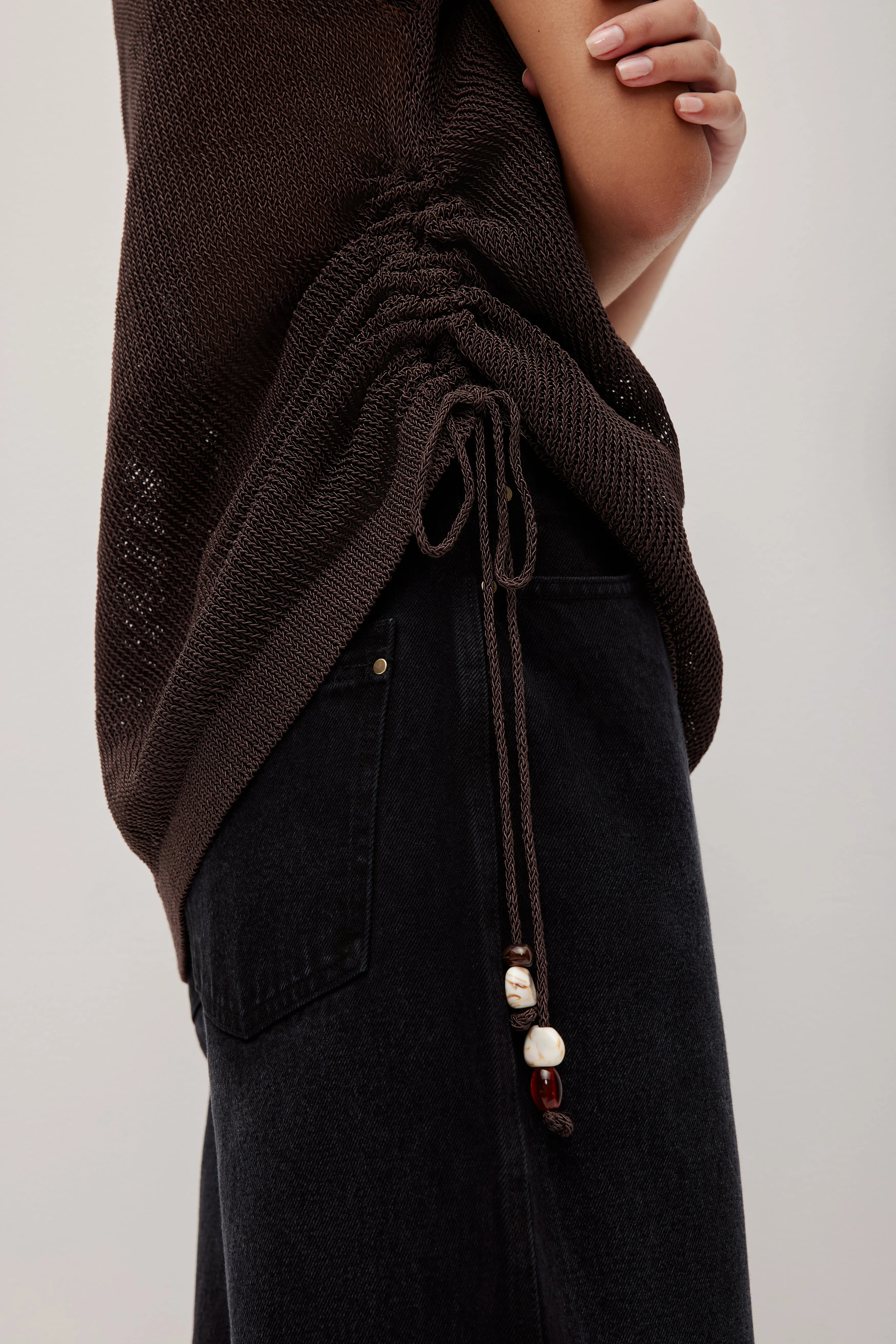 Suri Ruched Knit Top sold by Aje product image thumbnail 4