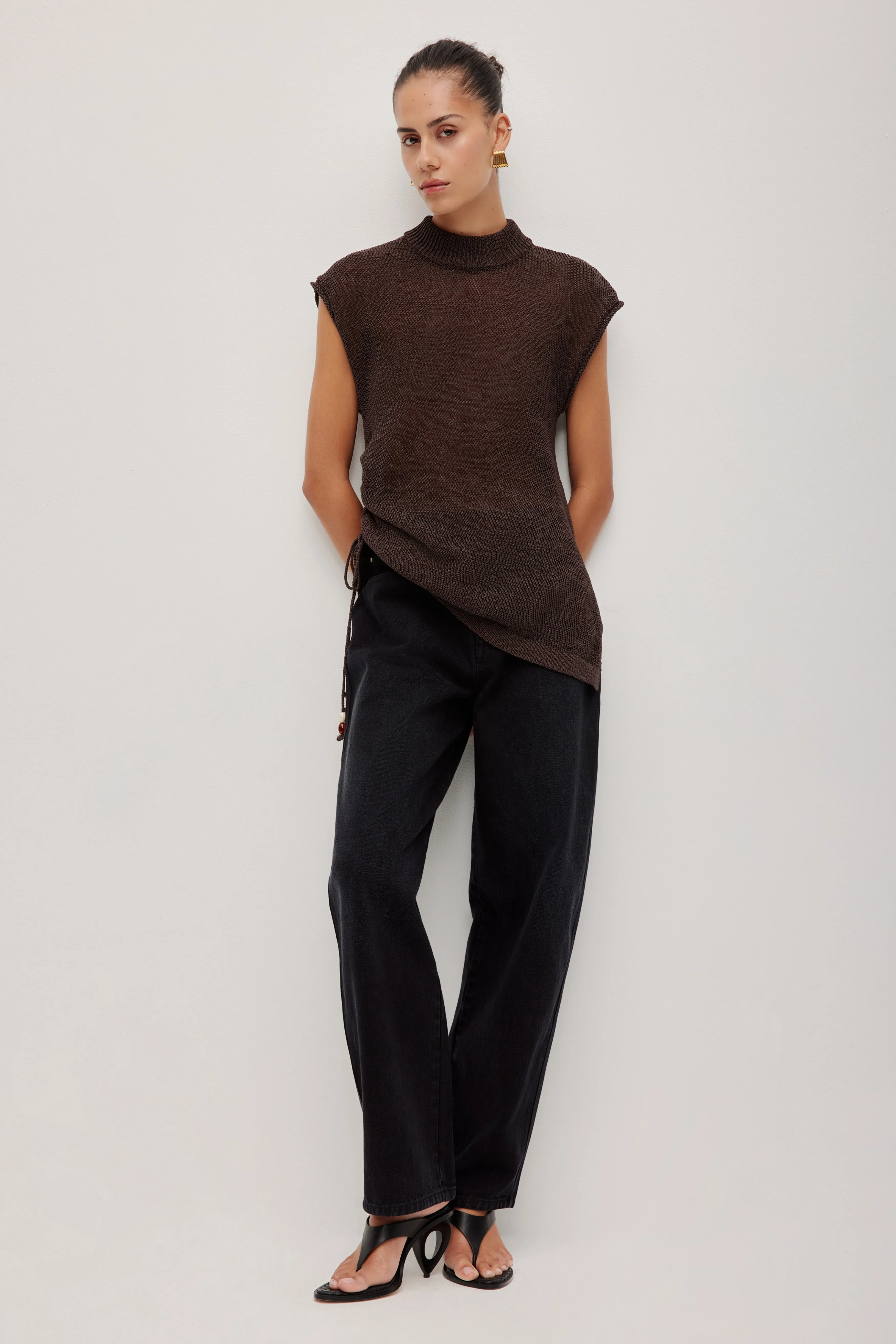 Suri Ruched Knit Top sold by Aje product image thumbnail 3