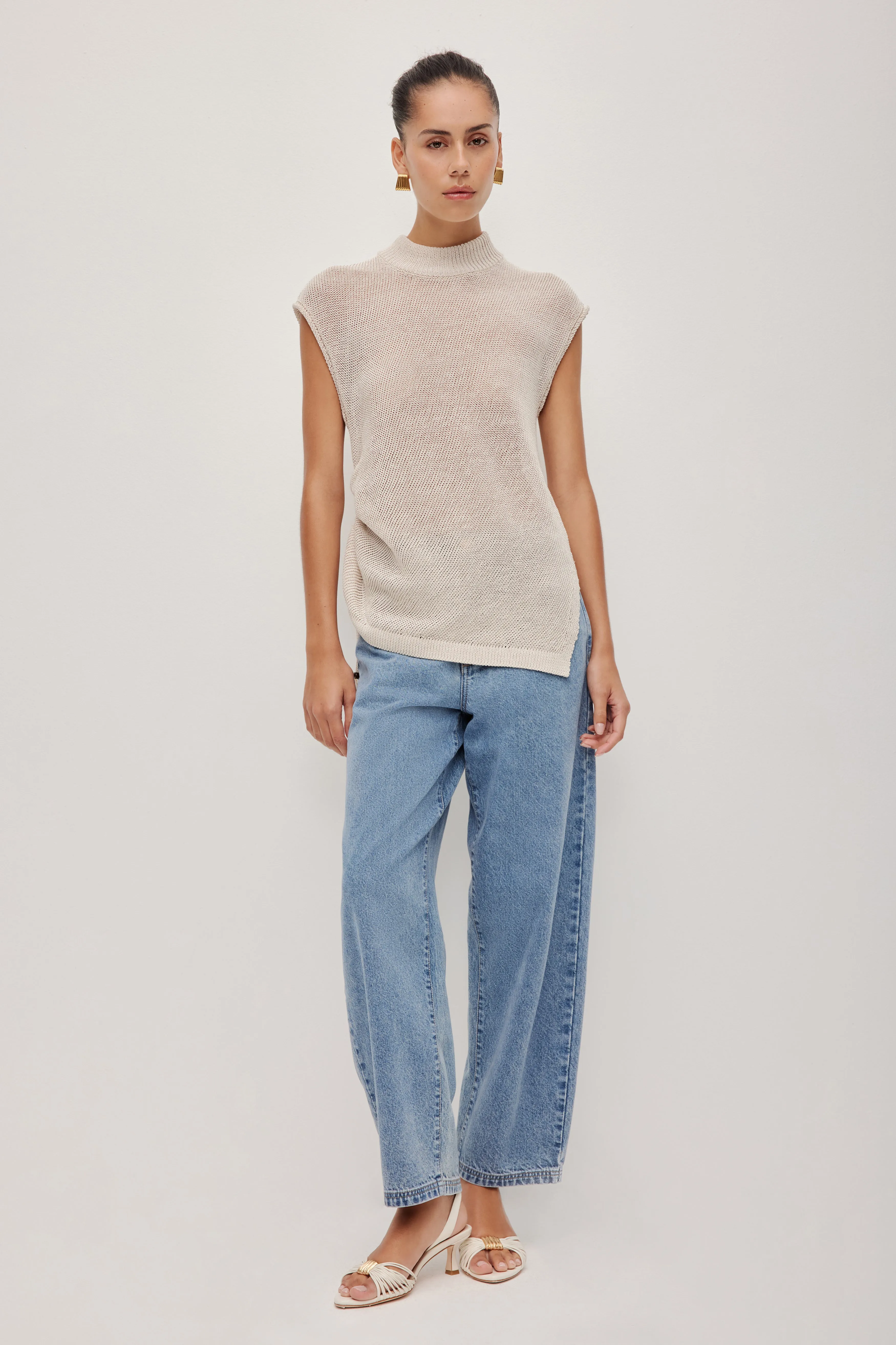 Suri Ruched Knit Top sold by Aje product image thumbnail 3
