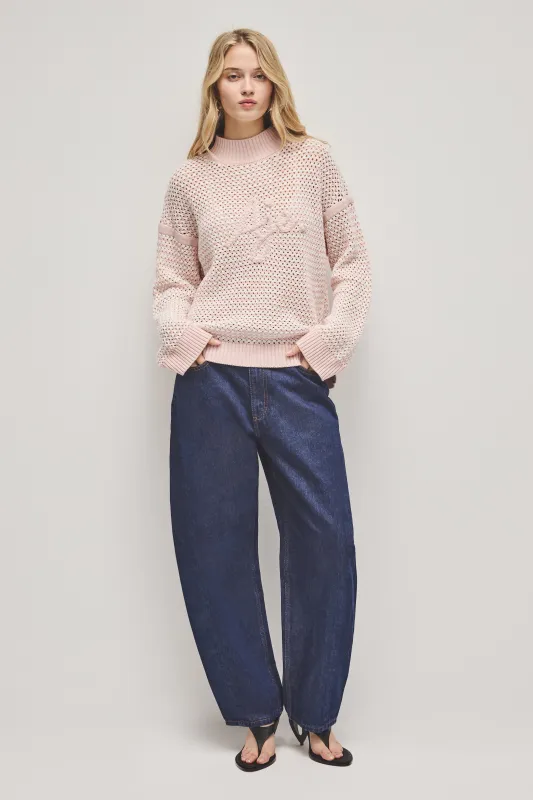 Luciana Logo Knit Jumper sold by Aje