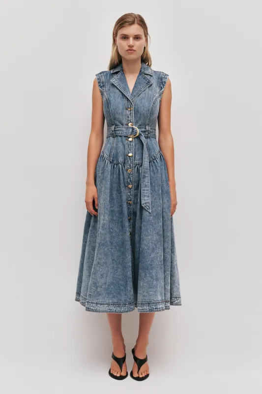 Angelina Belted Midi Dress sold by Aje