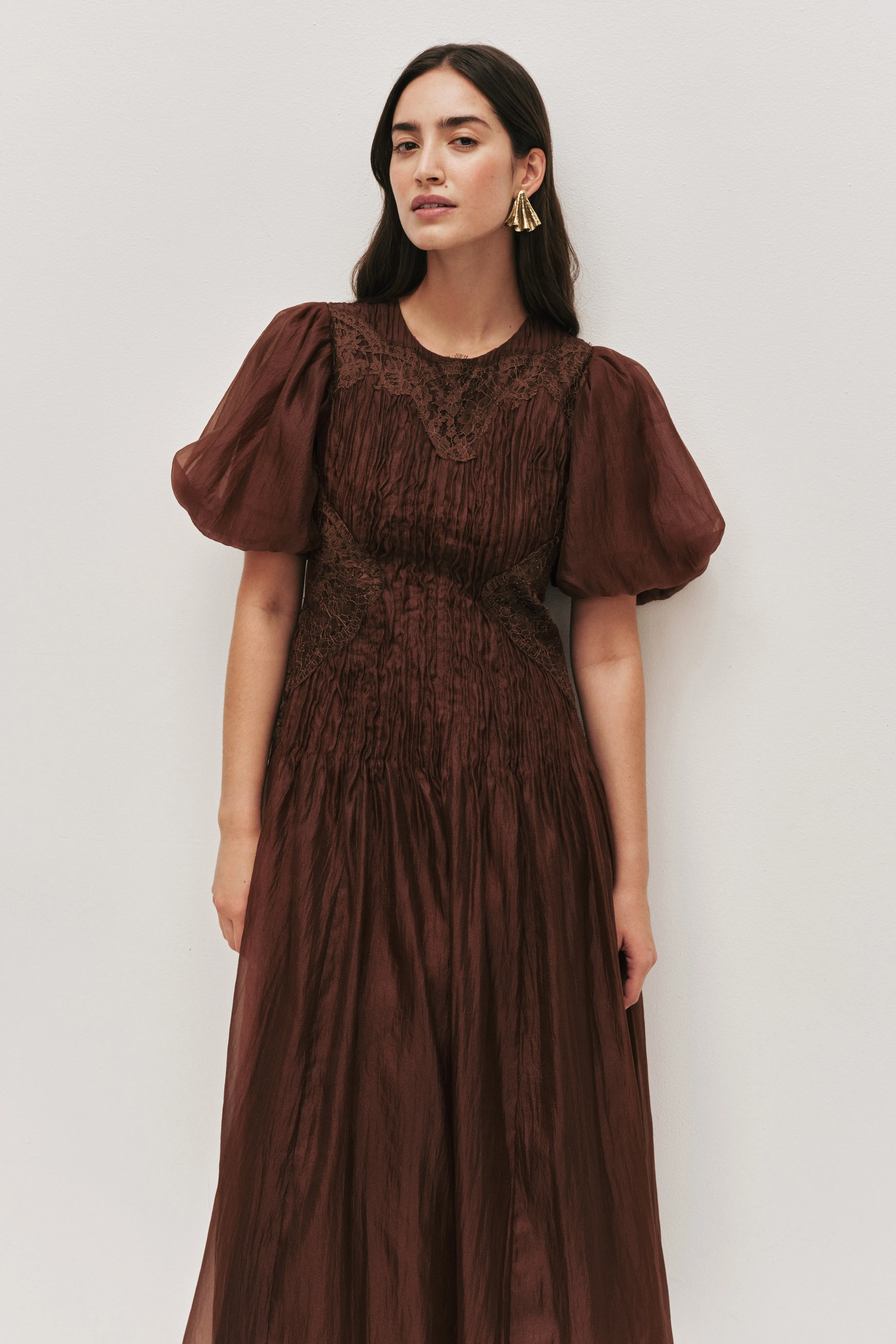 Ophelia Lace Midi Dress sold by Aje product image thumbnail 5