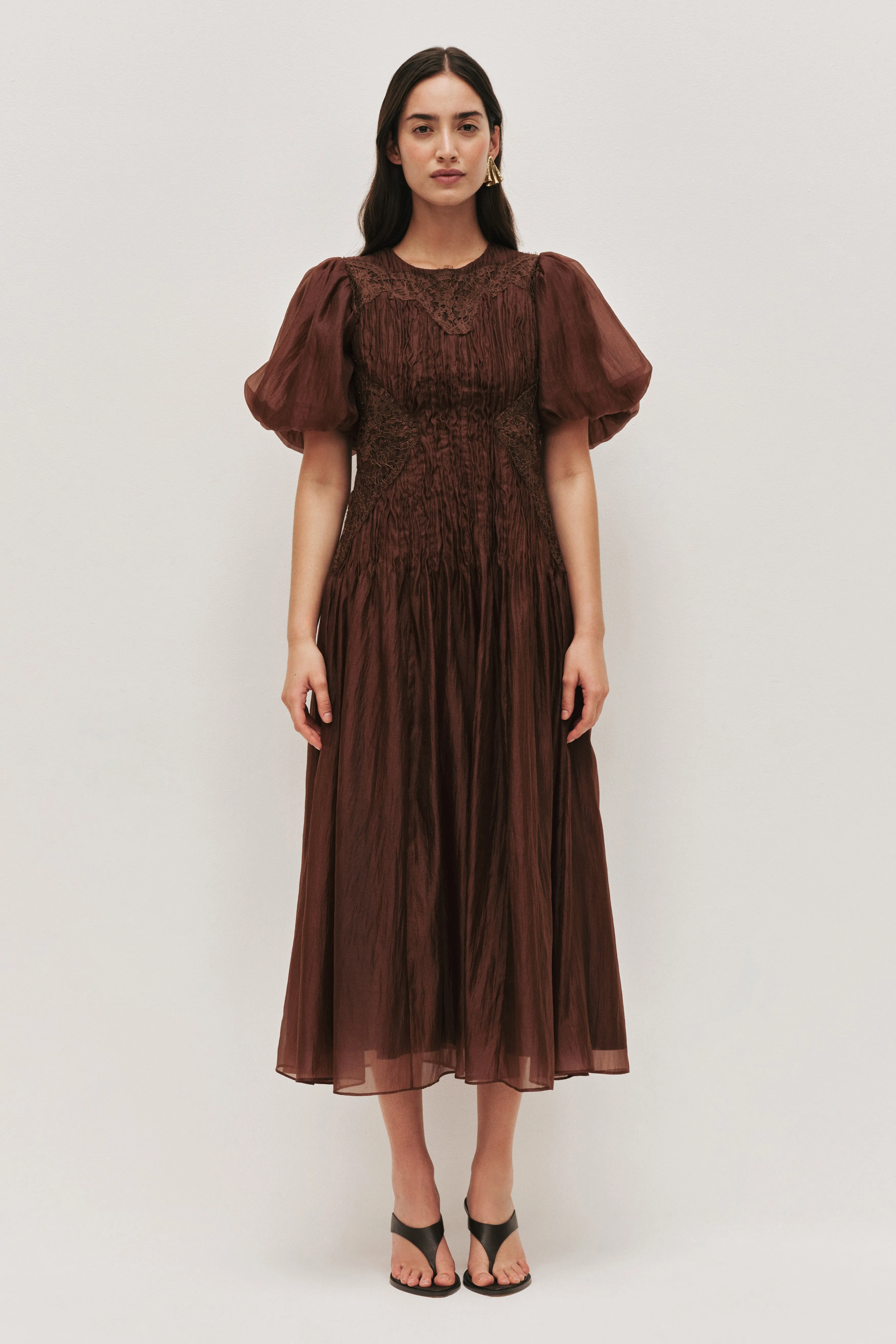 Ophelia Lace Midi Dress sold by Aje