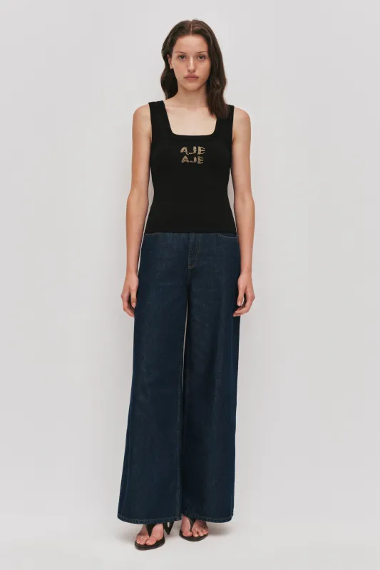 Aeron Knit Tank sold by Aje