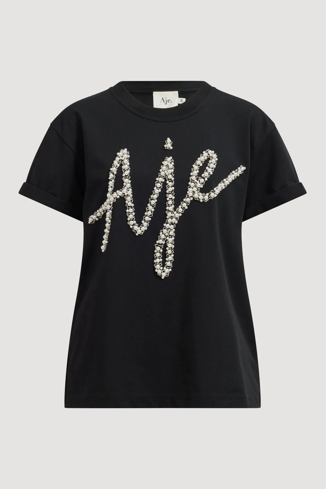 Syla Embellished Logo Tee sold by Aje product image thumbnail 2