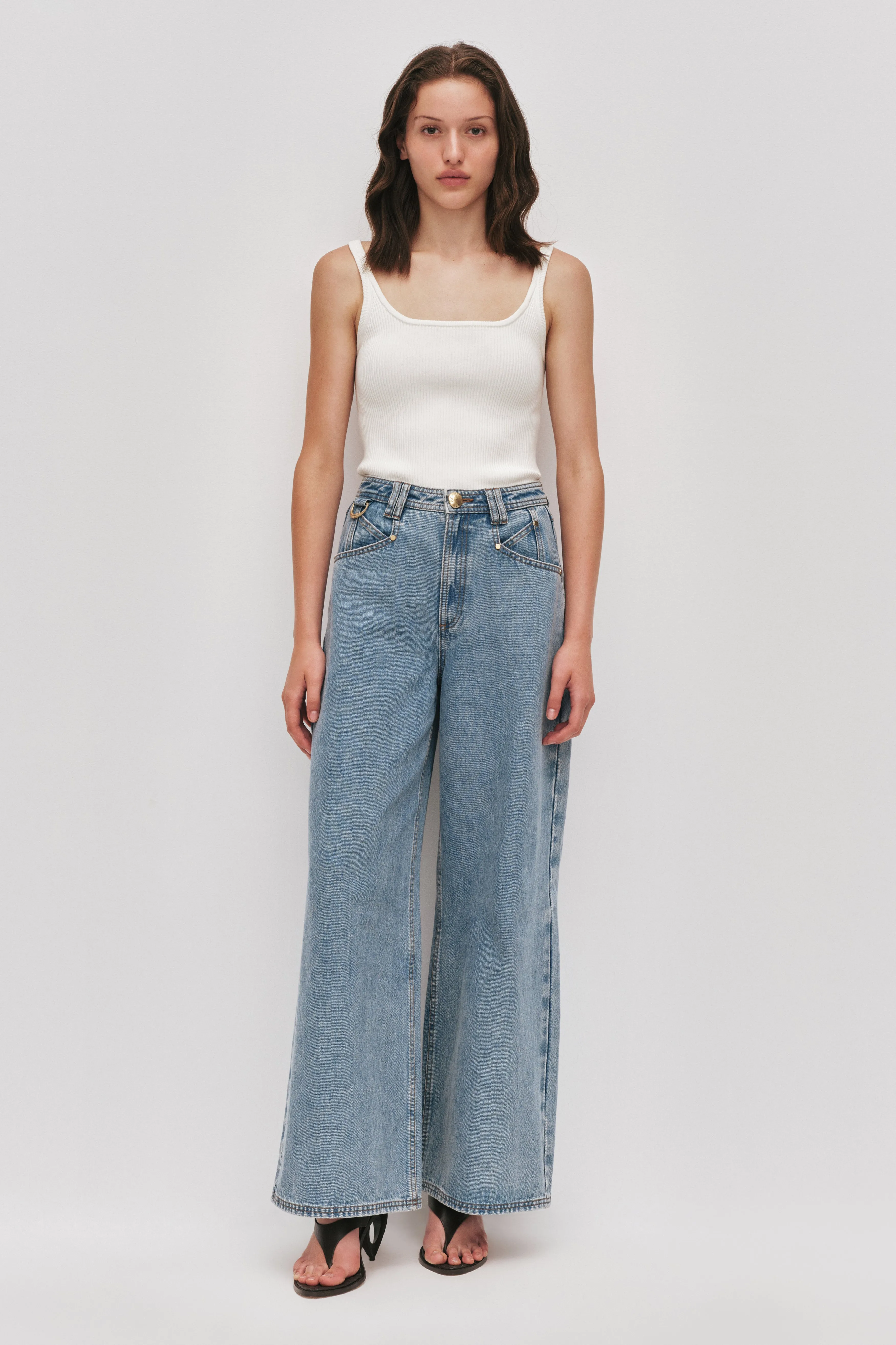 Goldie Denim Jeans sold by Aje