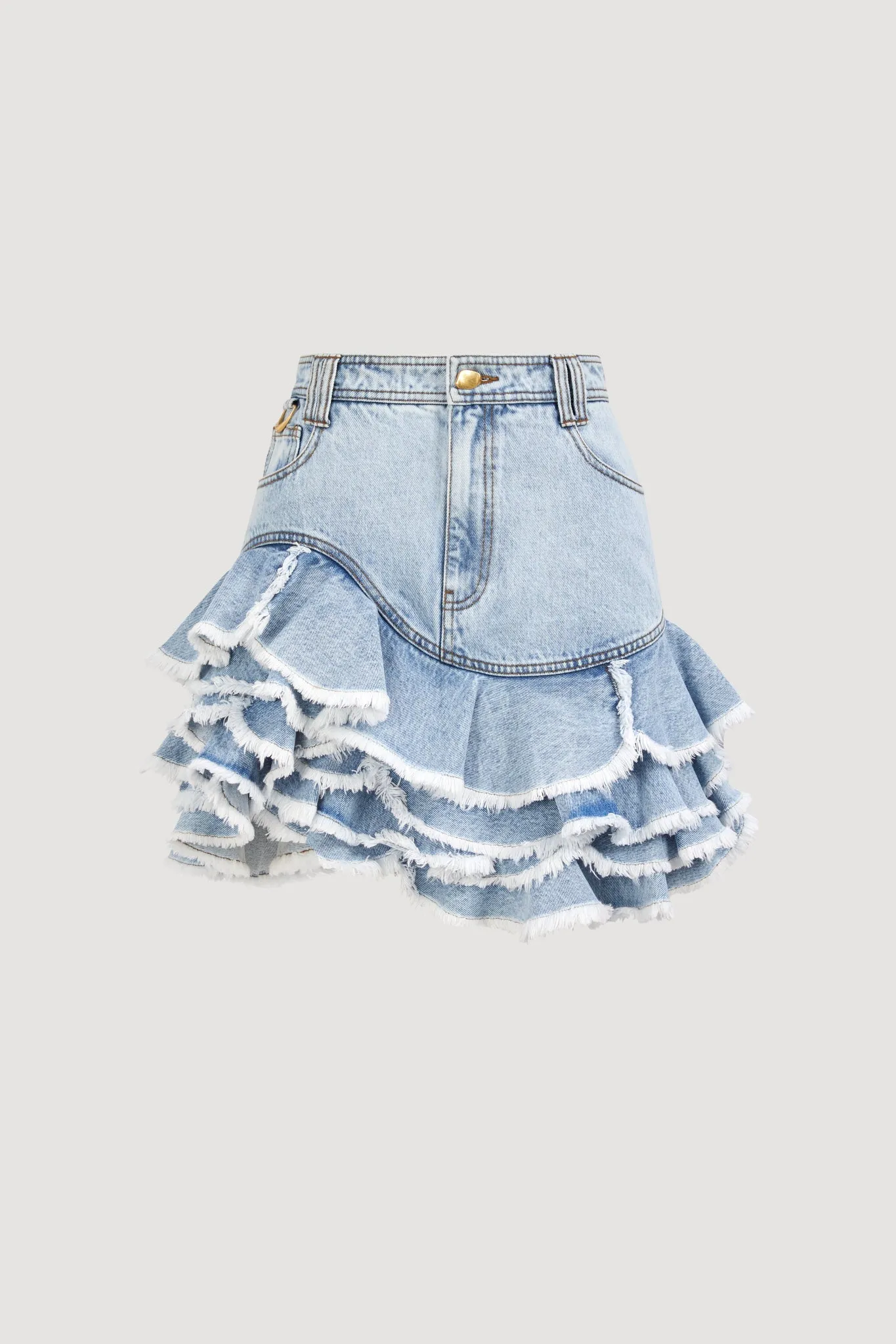 Tia Ruffle Mini Skirt sold by Aje product image thumbnail 2
