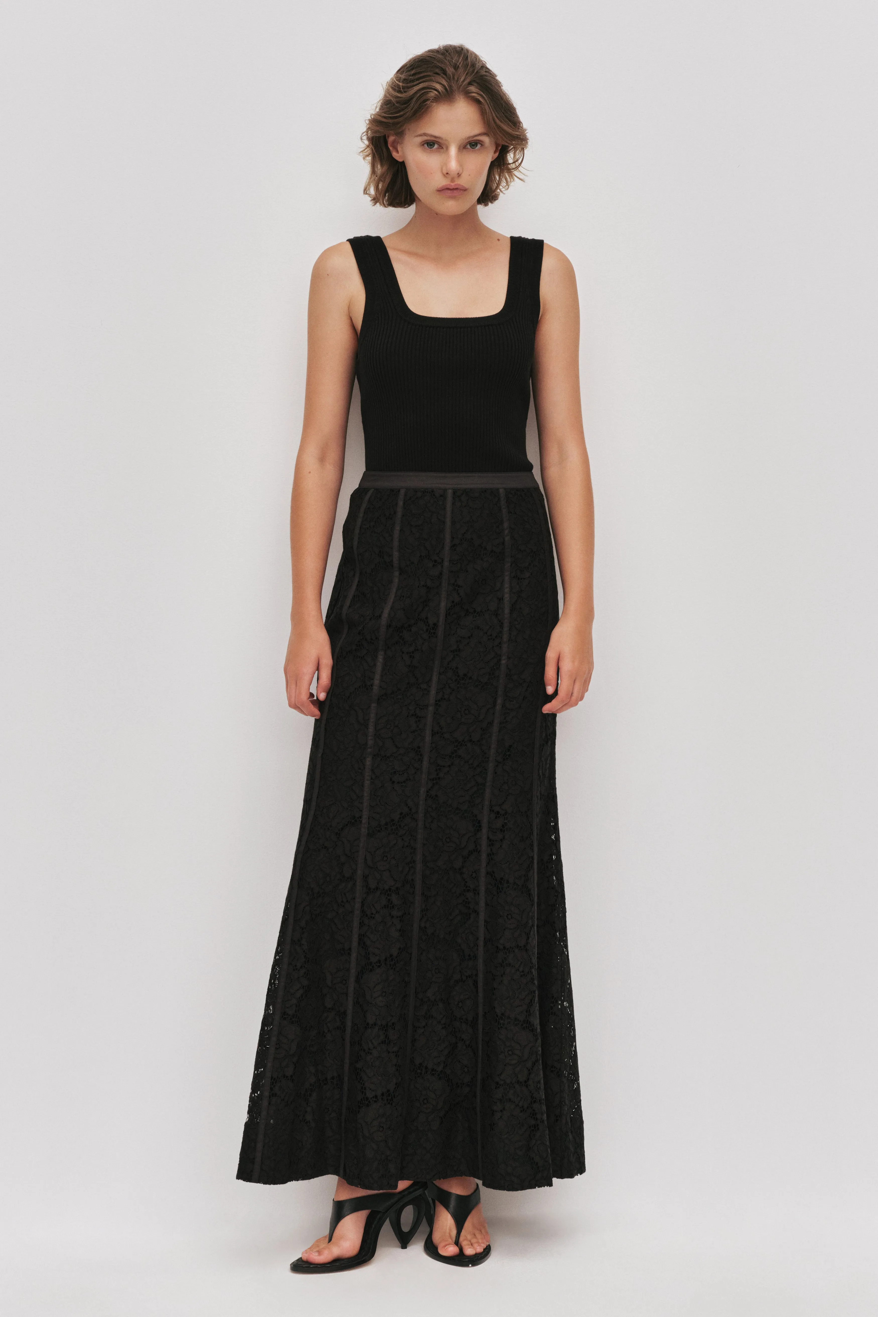 Mystic Lace Midi Skirt sold by Aje