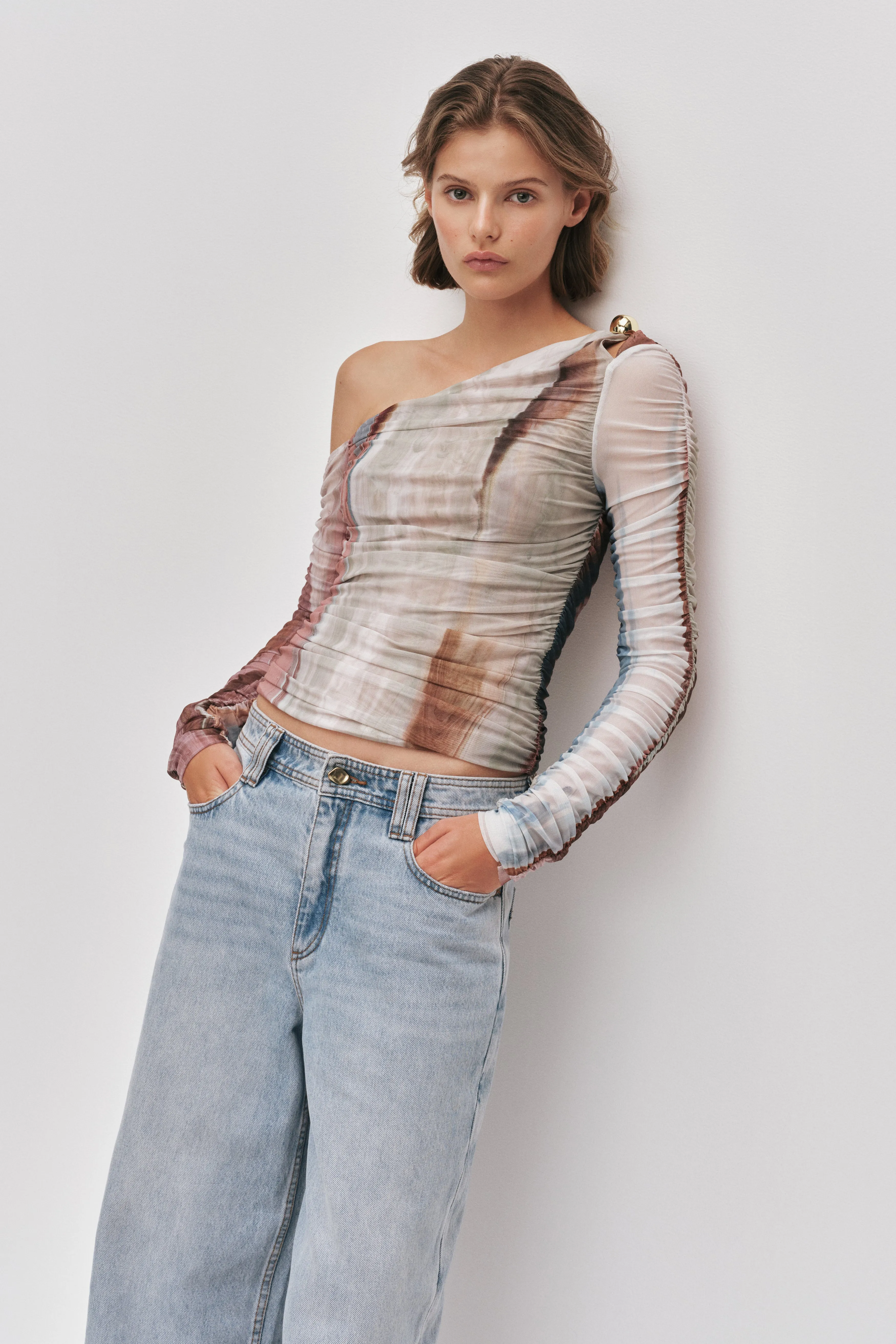 Elaria Long Sleeve Mesh Top sold by Aje product image thumbnail 3