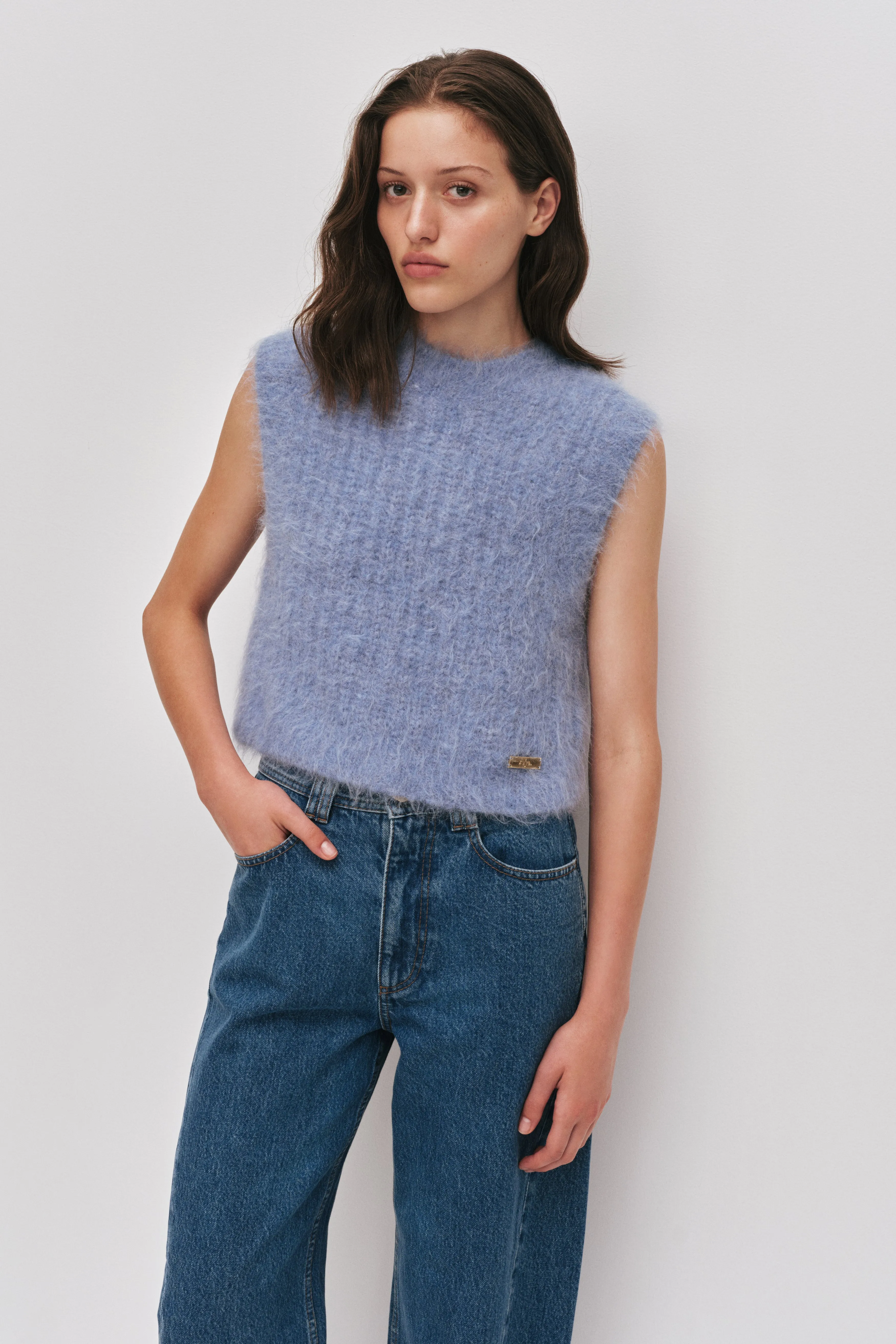 Marni Fluffy Vest sold by Aje product image thumbnail 3