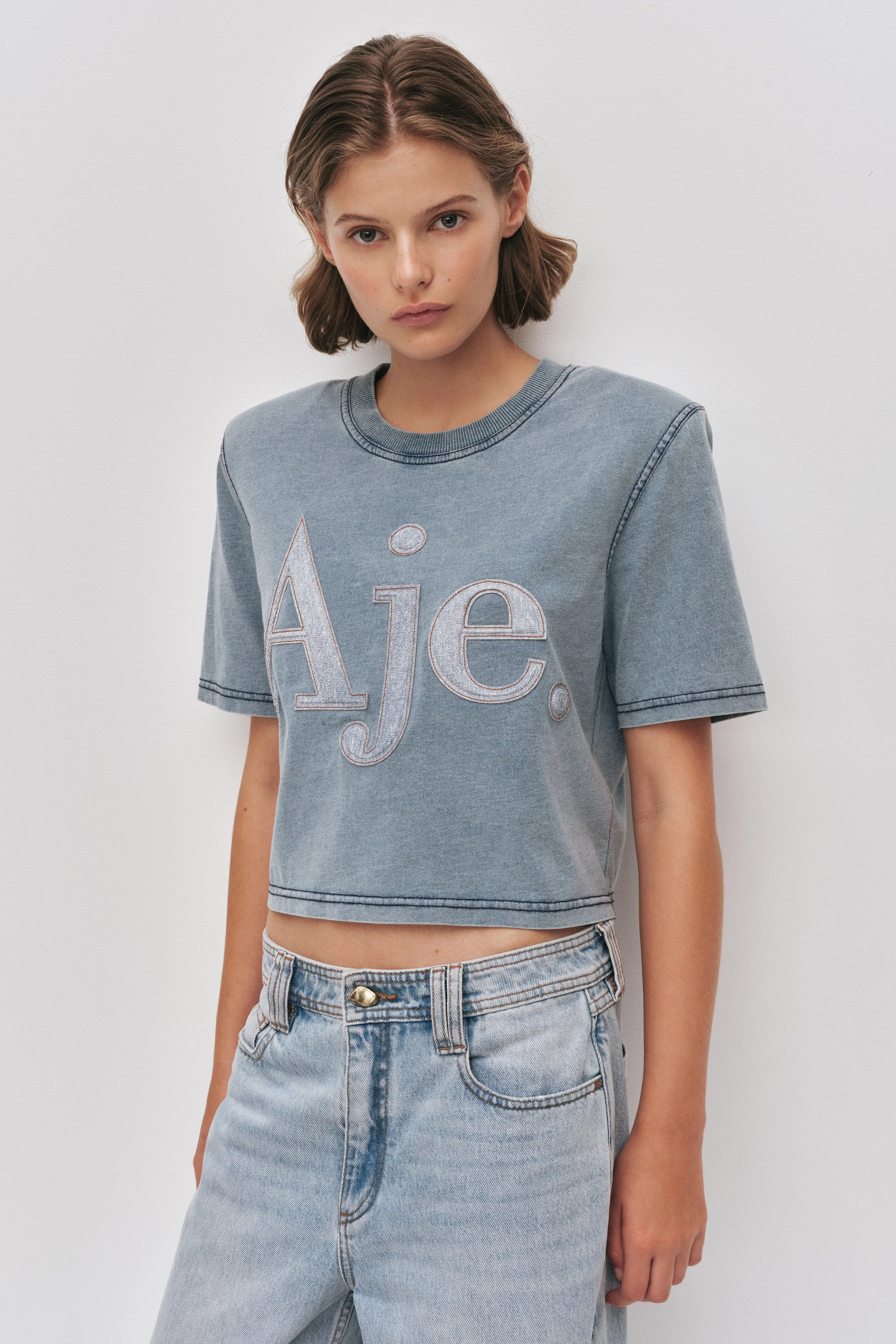 Oceane Crop Tee sold by Aje product image thumbnail 3