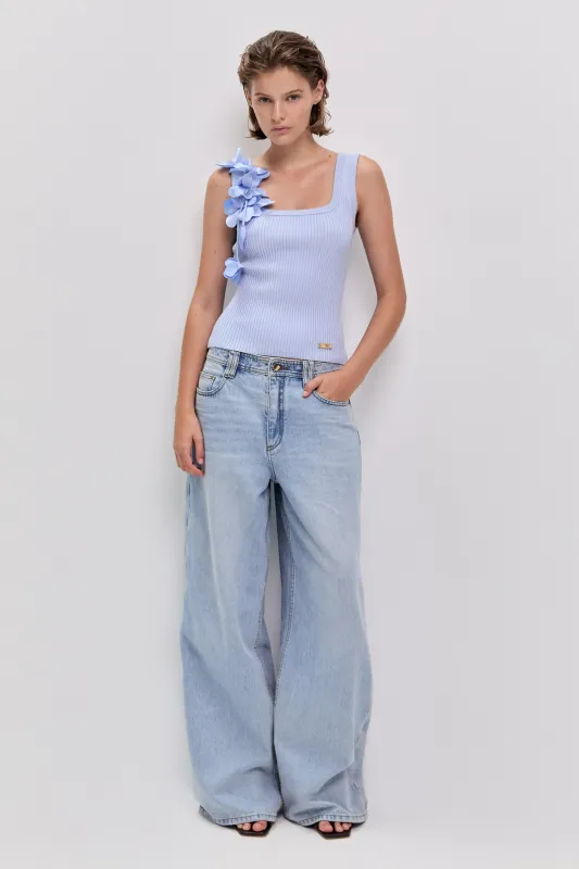 Camille Flower Tank sold by Aje