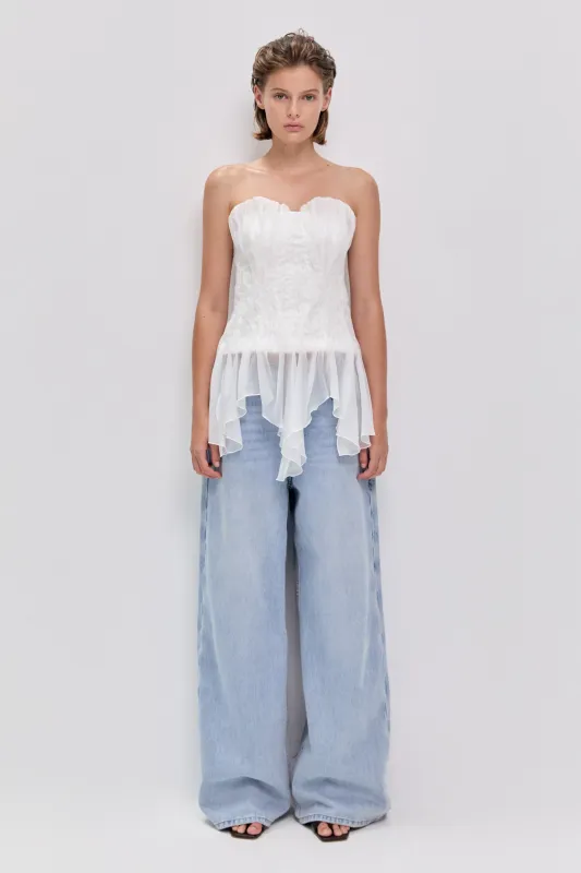 Nisha Bustier sold by Aje