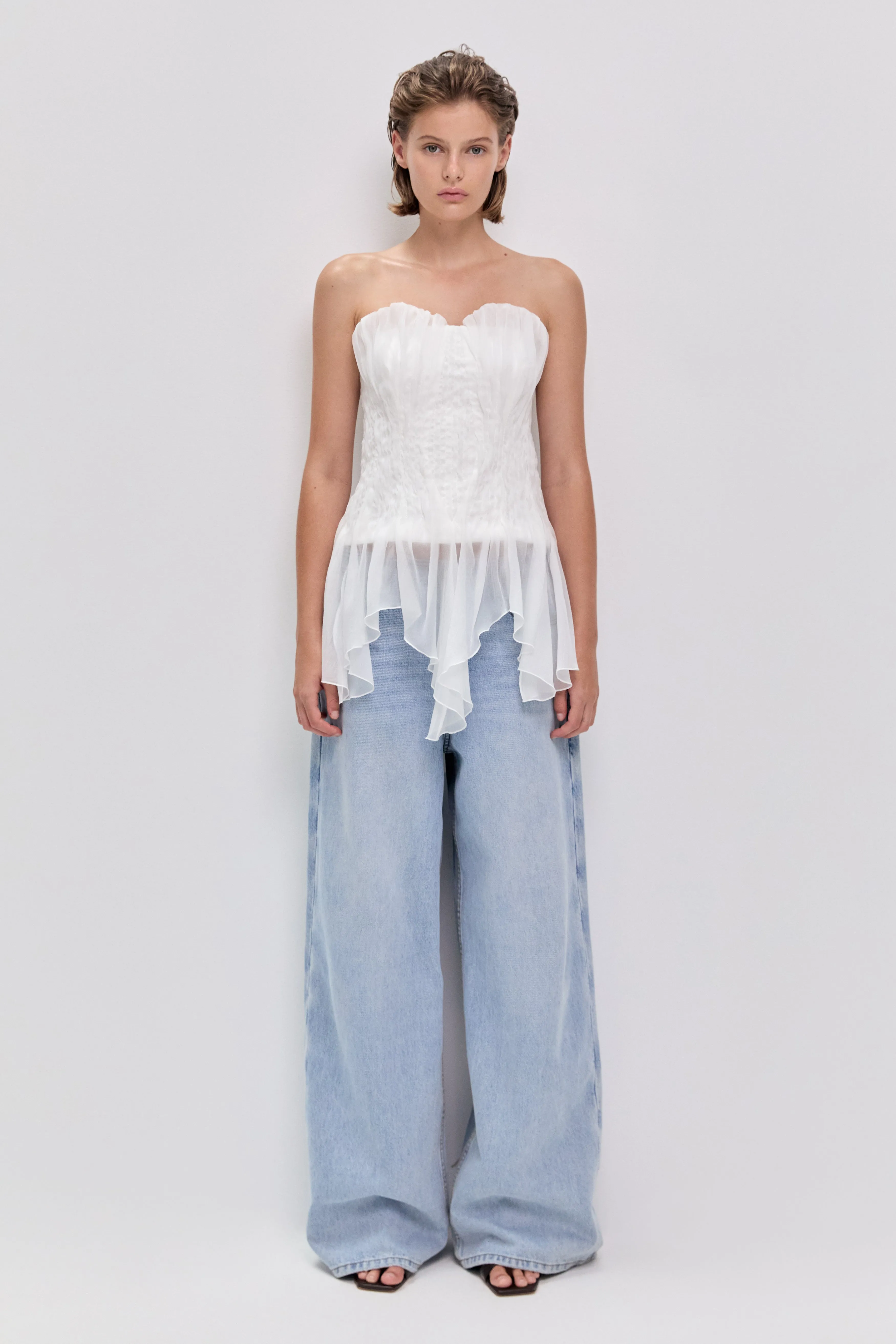 Nisha Bustier sold by Aje