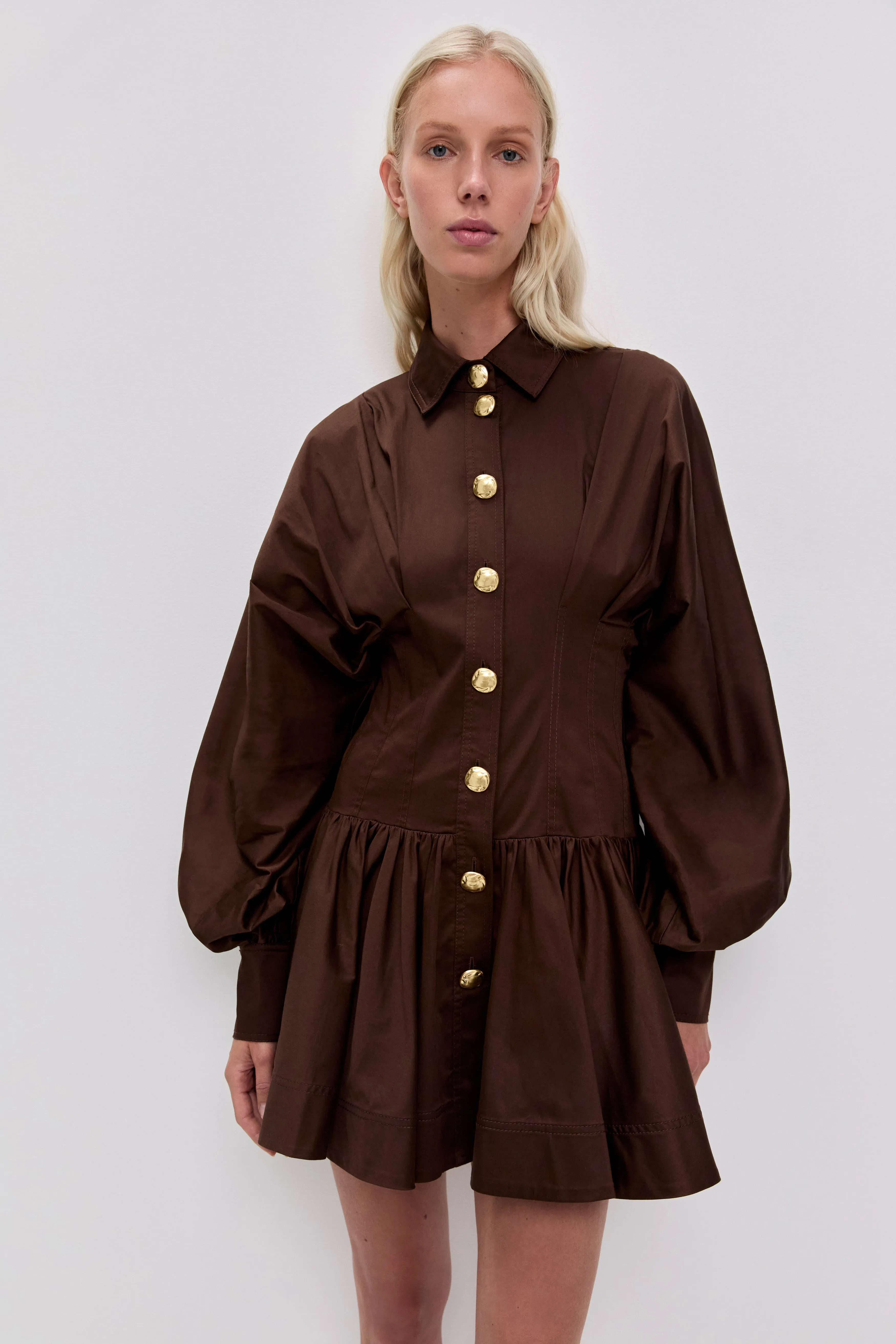 Alexa Long Sleeve Mini Dress sold by Aje product image thumbnail 3